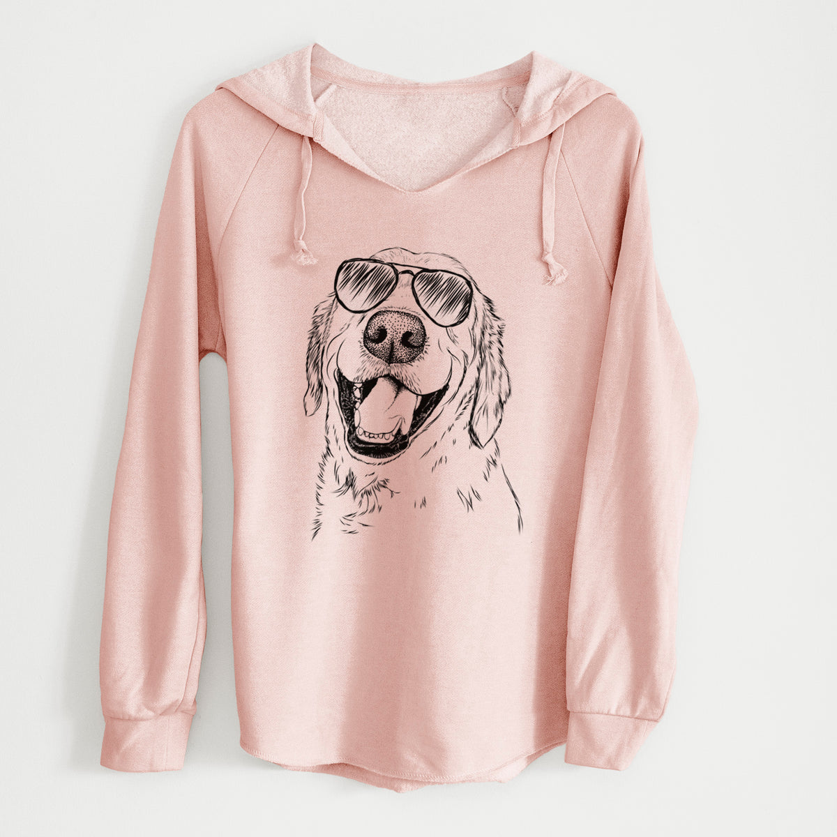 Aviator Spanky the Golden Retriever - Cali Wave Hooded Sweatshirt