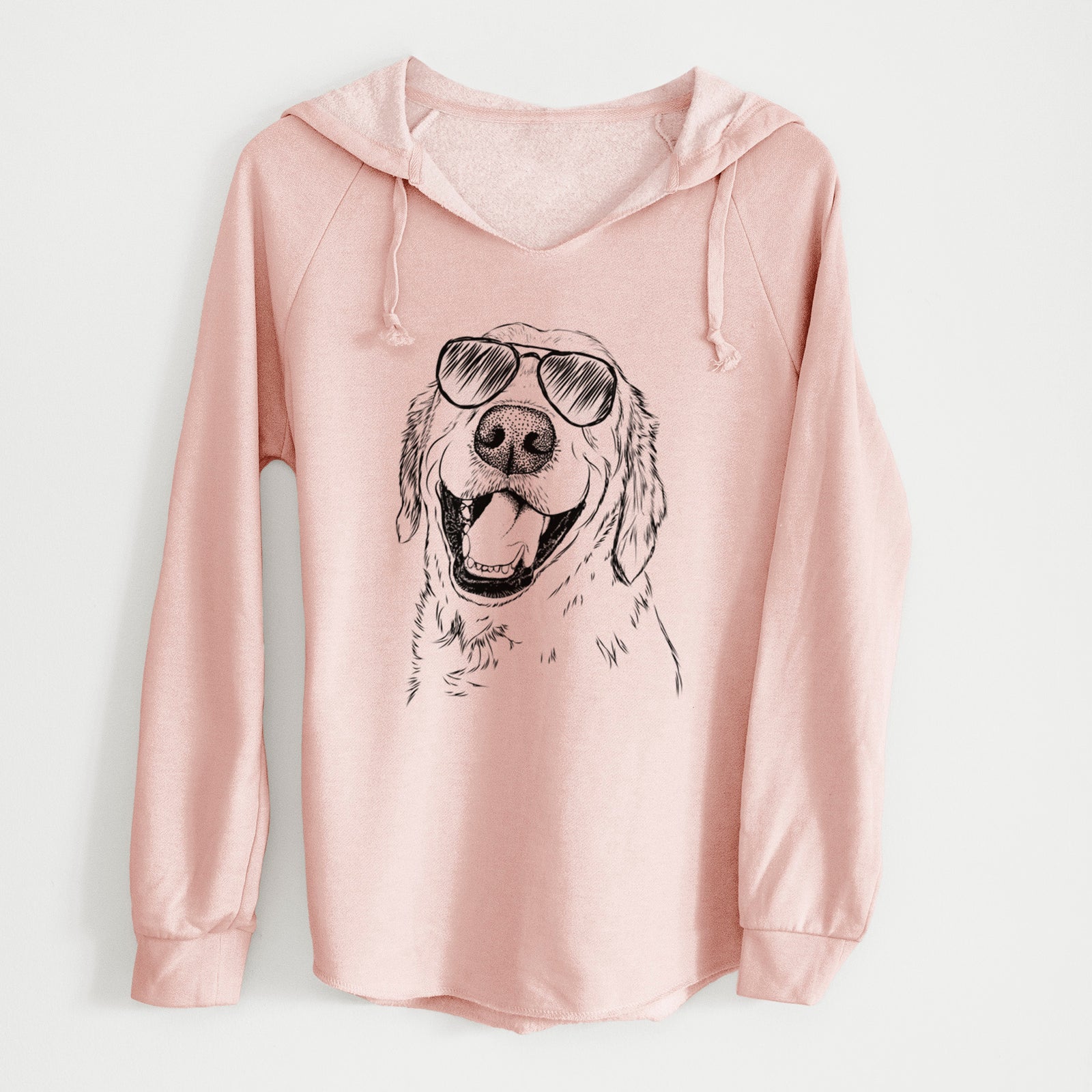 Aviator Spanky the Golden Retriever - Cali Wave Hooded Sweatshirt