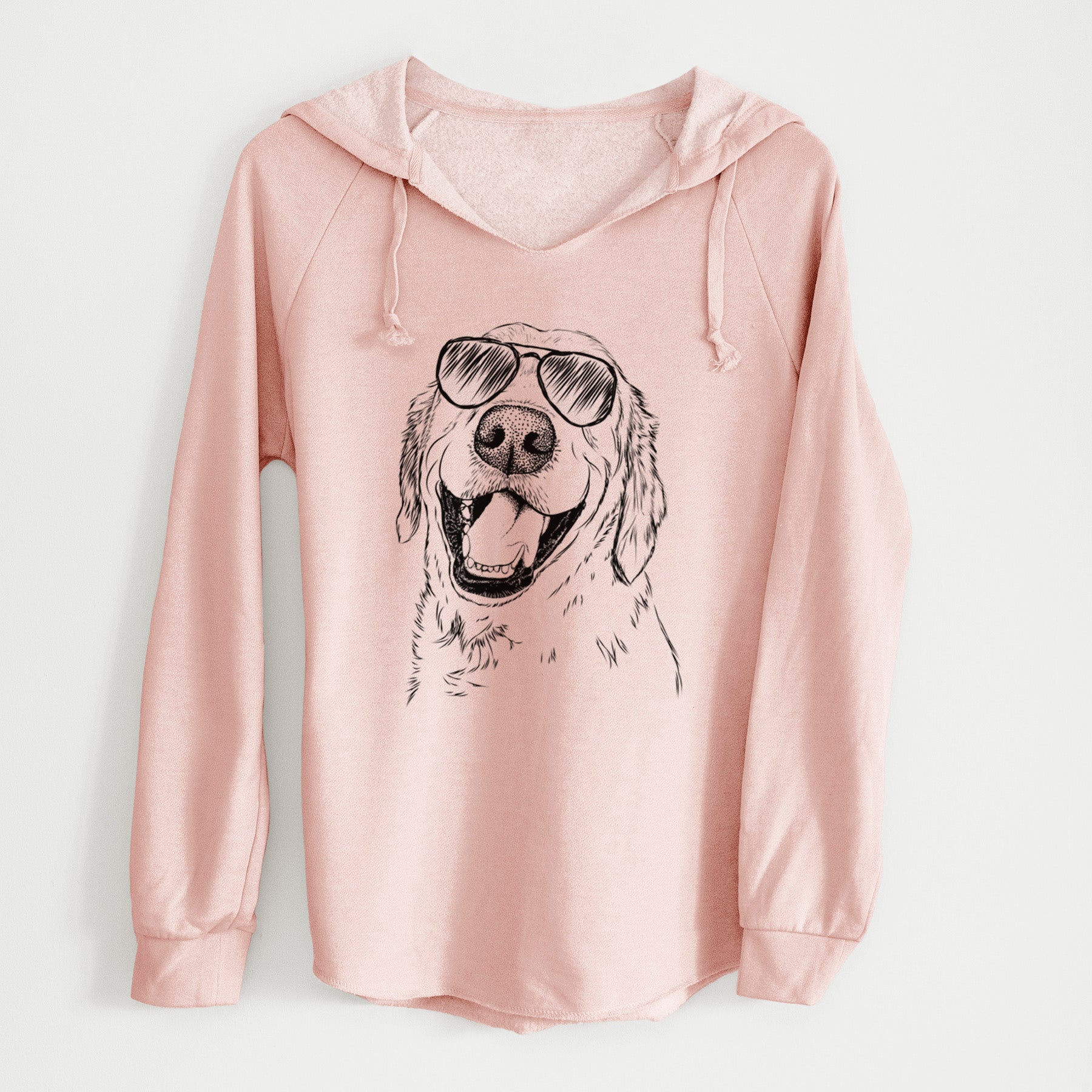 Aviator Spanky the Golden Retriever - Cali Wave Hooded Sweatshirt