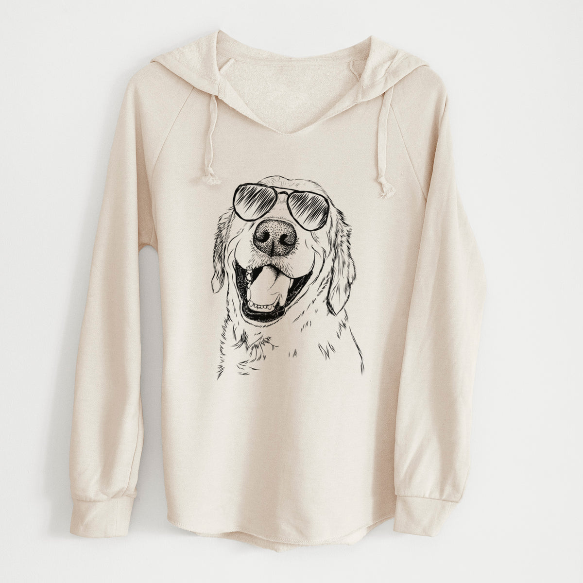 Aviator Spanky the Golden Retriever - Cali Wave Hooded Sweatshirt