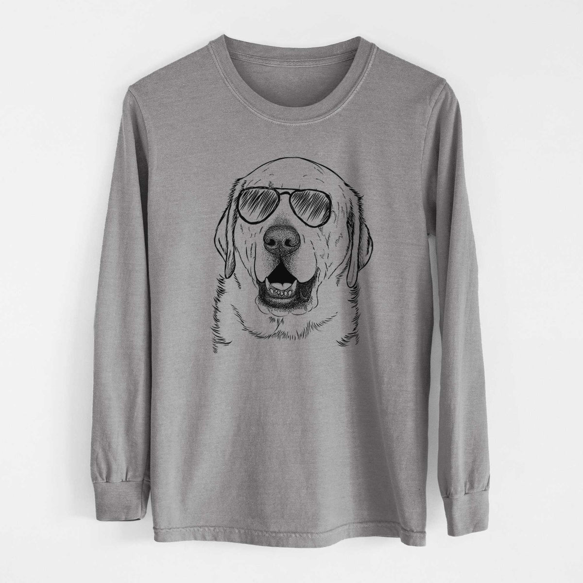 Aviators Sparks the Labrador Retriever - Heavyweight 100% Cotton Long Sleeve