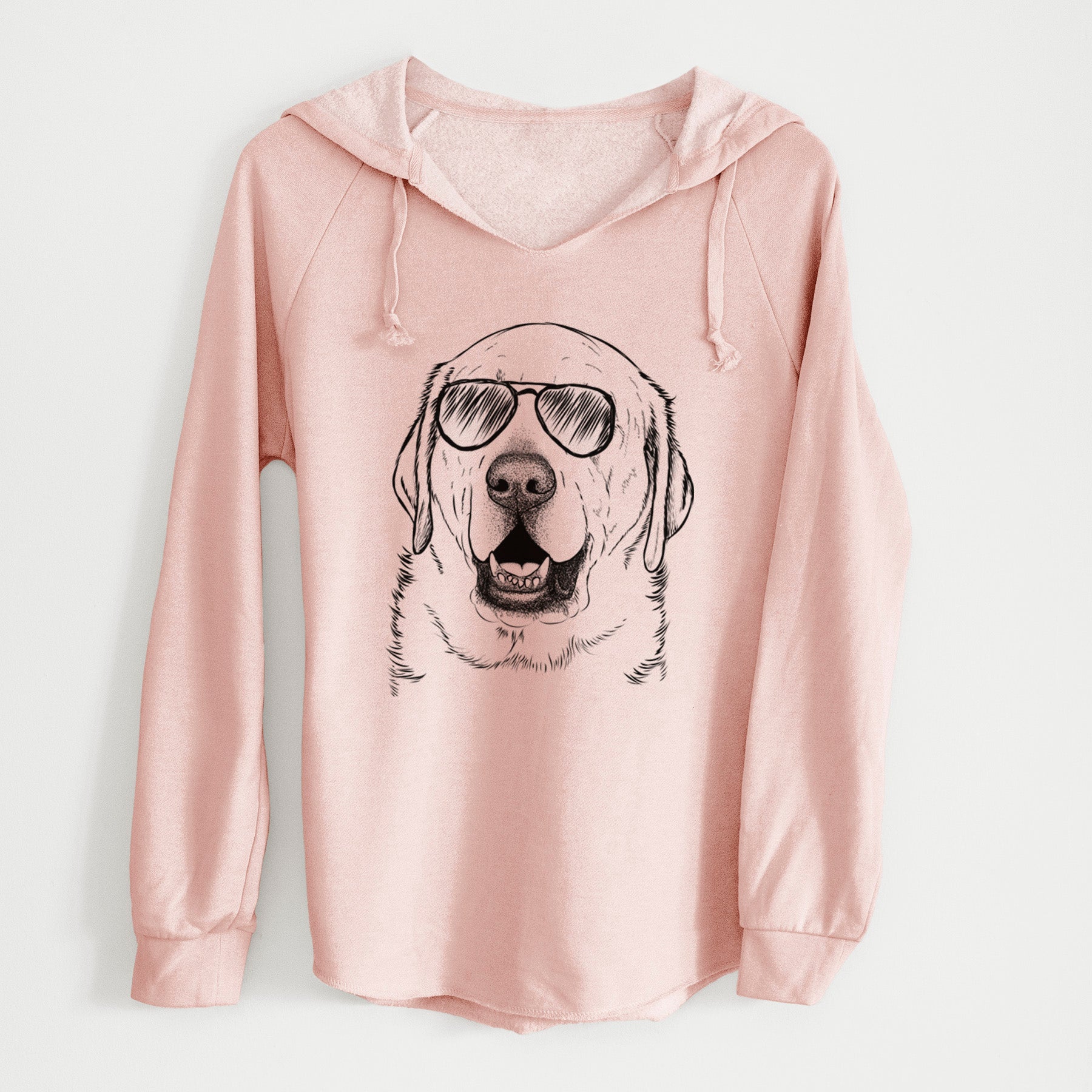 Aviator Sparks the Labrador Retriever - Cali Wave Hooded Sweatshirt