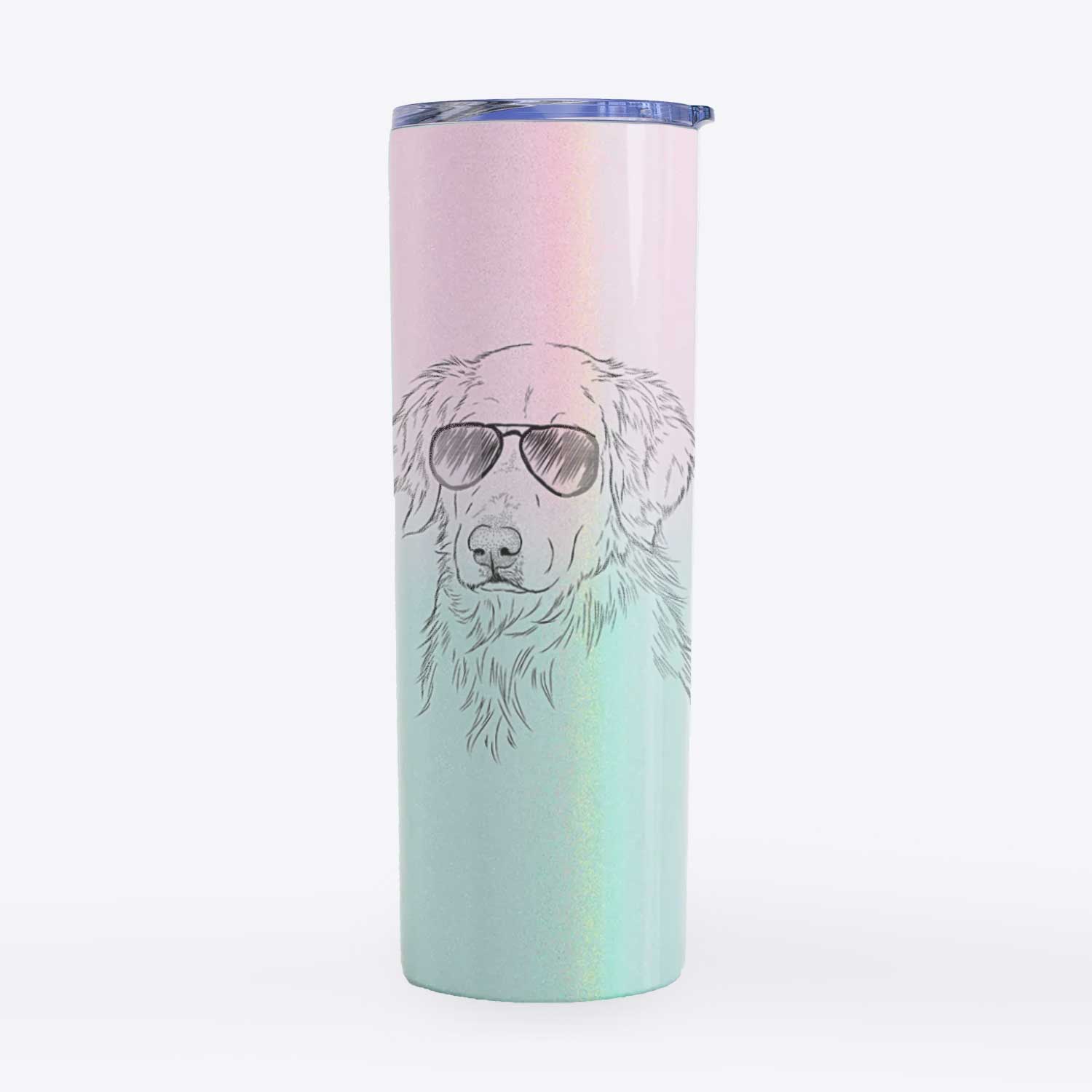 Spencer the Golden Retriever - 20oz Skinny Tumbler