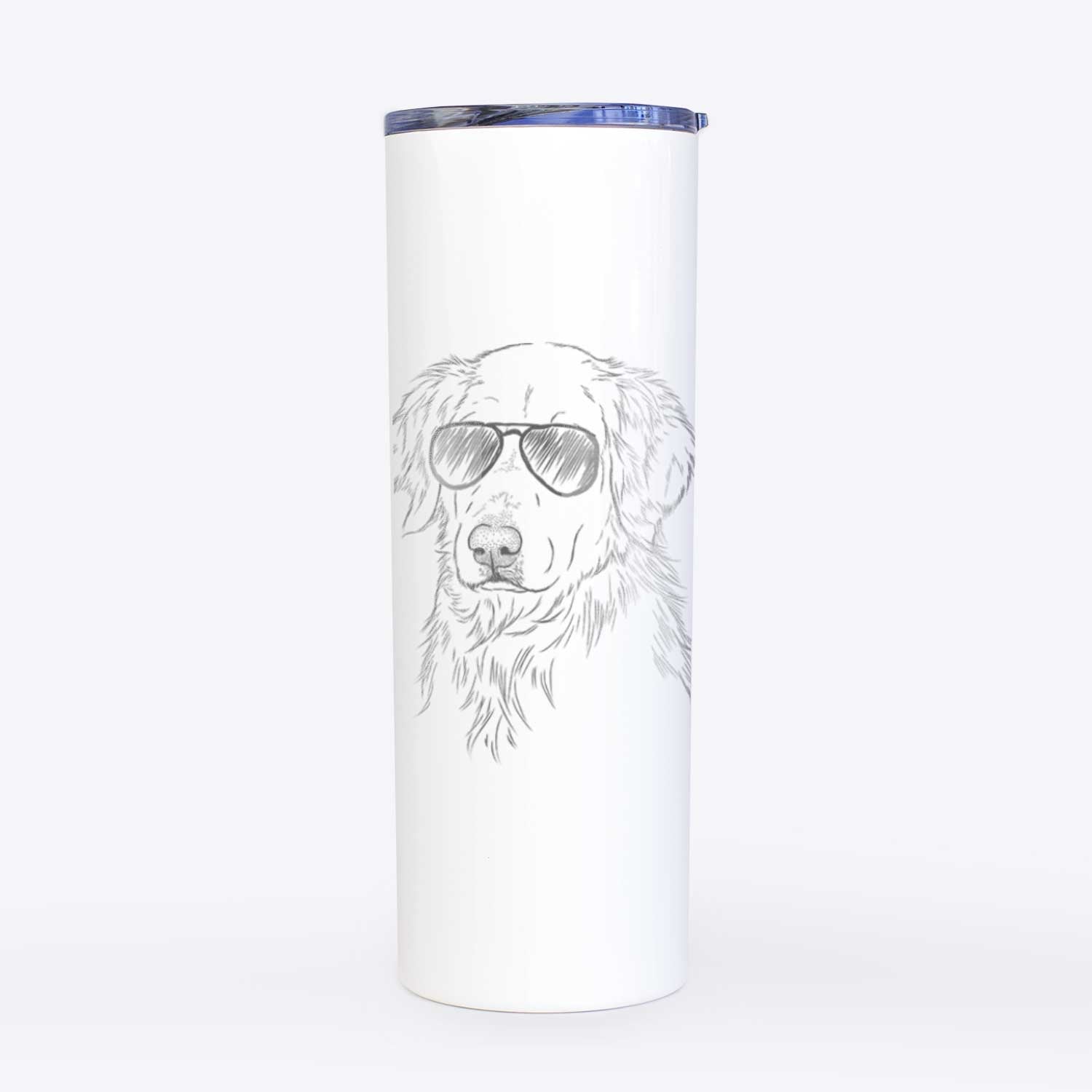 Spencer the Golden Retriever - 20oz Skinny Tumbler