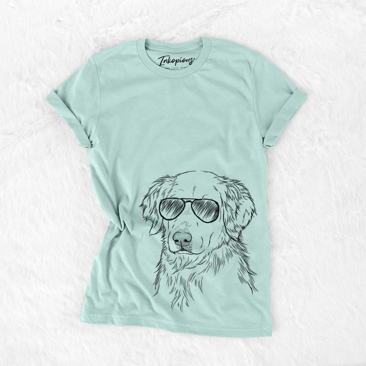 Aviator Spencer the Golden Retriever - Unisex Crewneck