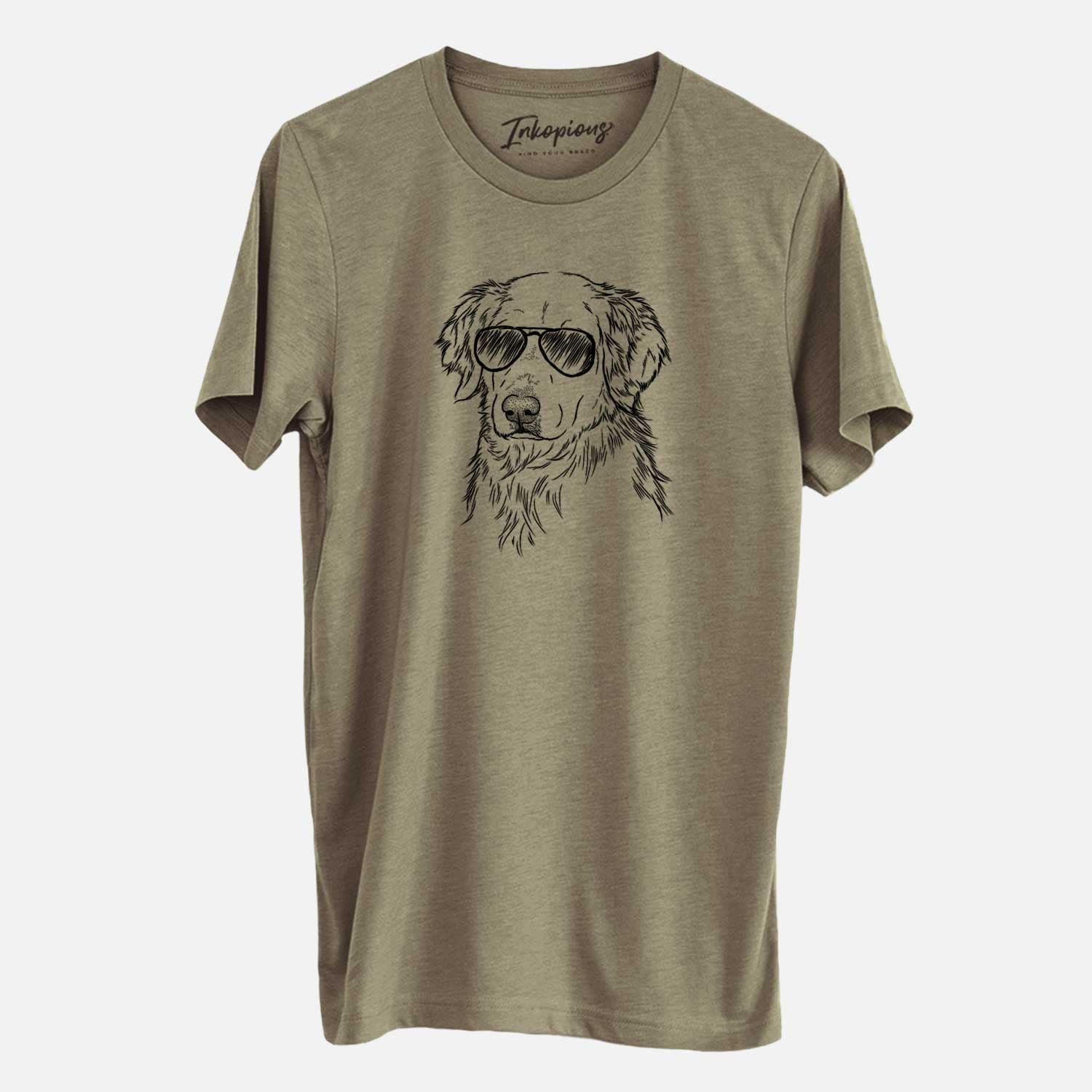 Aviator Spencer the Golden Retriever - Unisex Crewneck