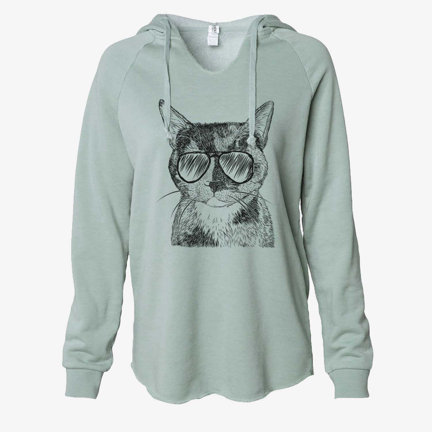 Spooky Kitty the Tortoiseshell Cat - Cali Wave Hooded Sweatshirt