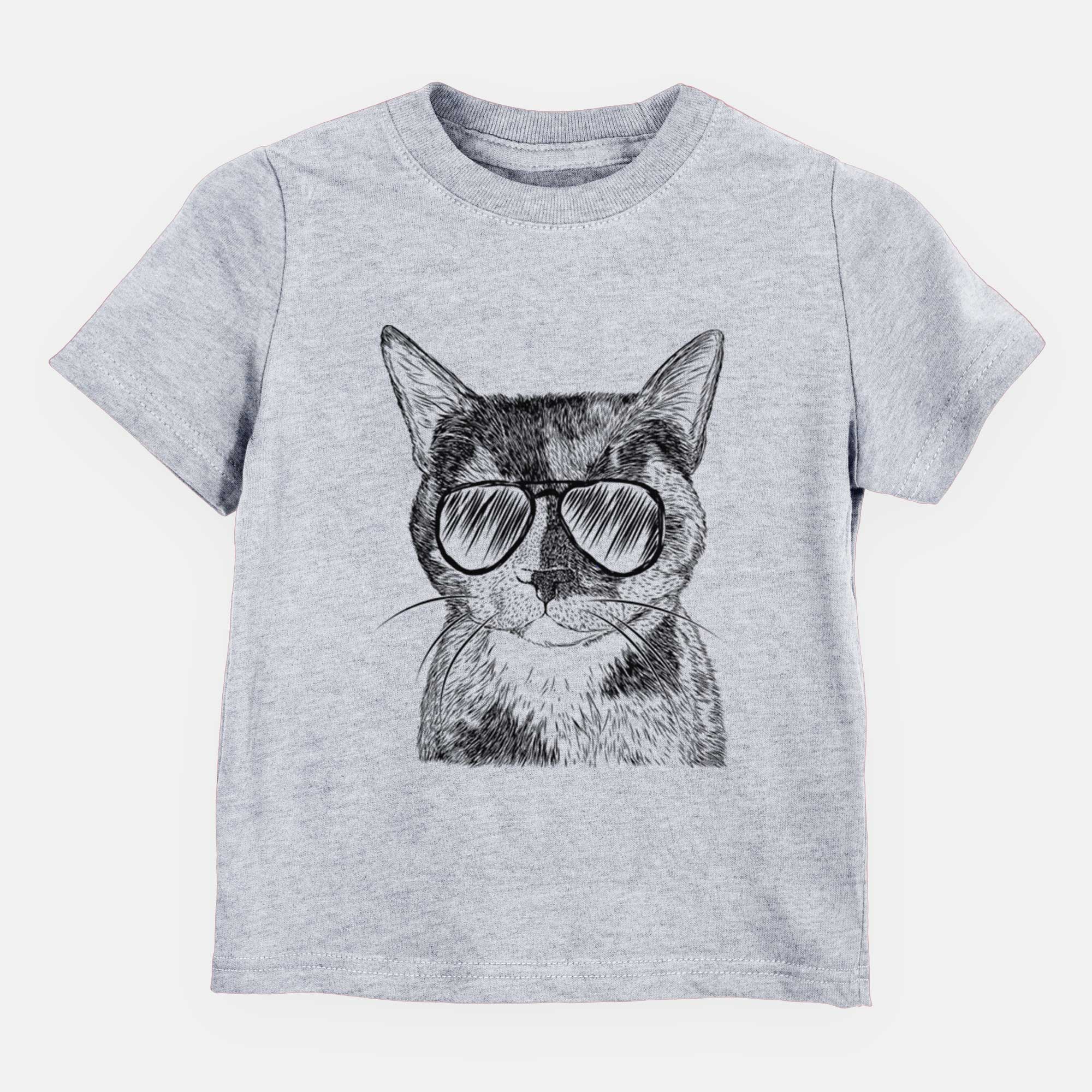 Aviator Spooky Kitty the Tortoiseshell Cat - Kids/Youth/Toddler Shirt