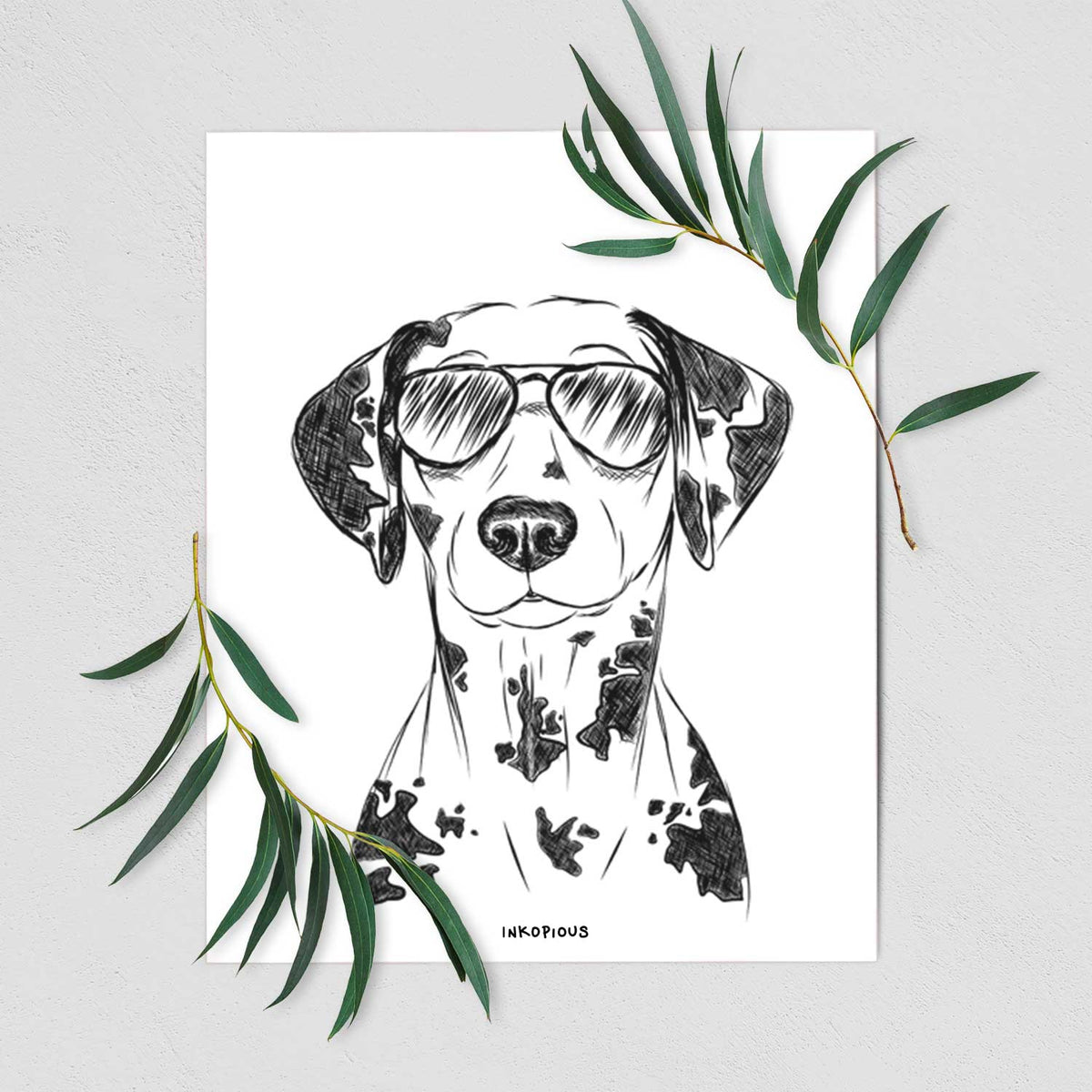 Spot the Dalmatian Art Print