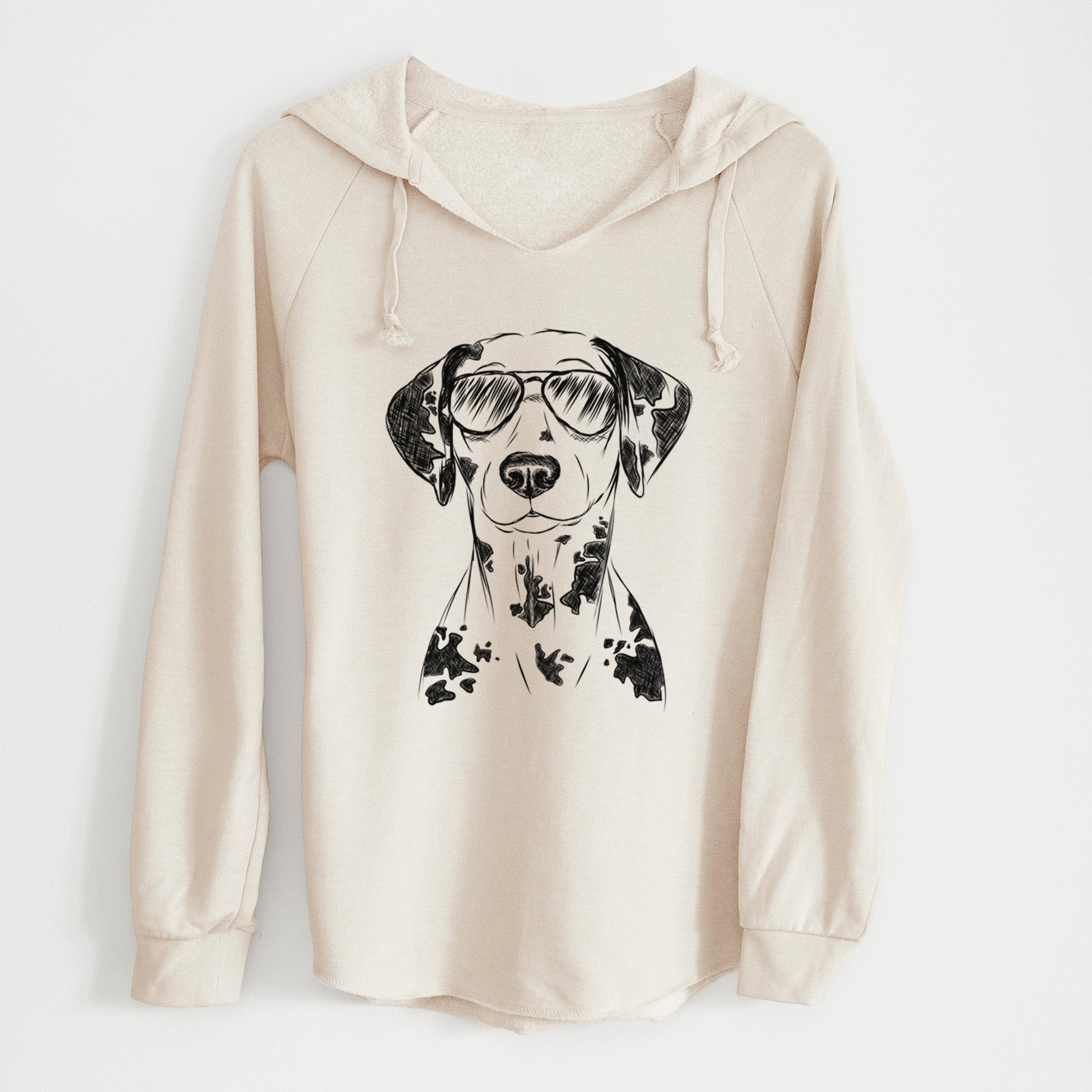 Aviator Spot the Dalmatian - Cali Wave Hooded Sweatshirt