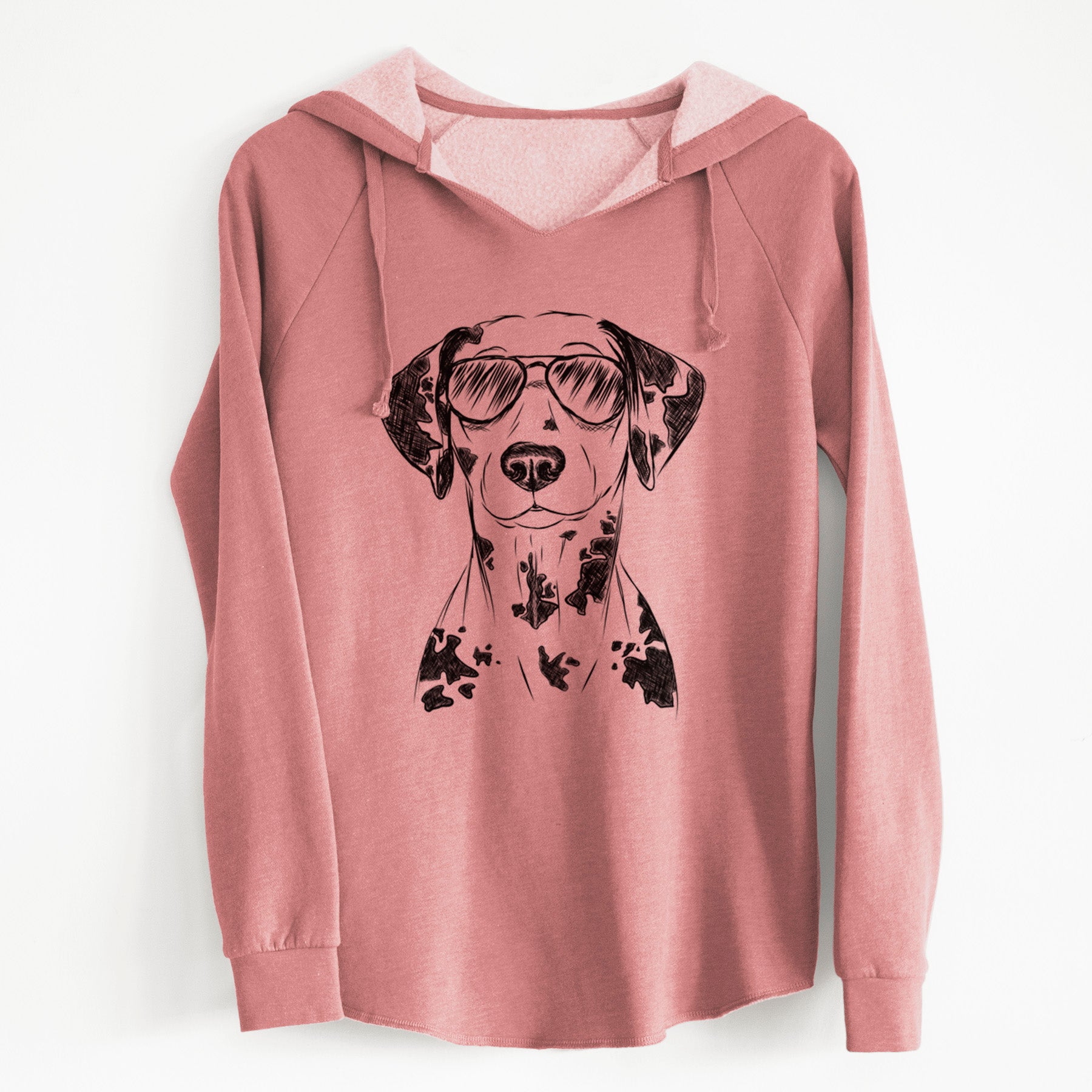 Aviator Spot the Dalmatian - Cali Wave Hooded Sweatshirt