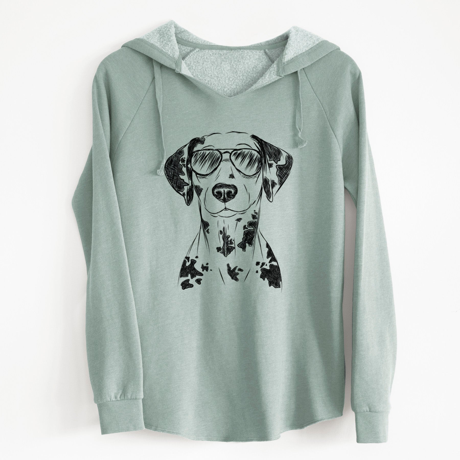 Aviator Spot the Dalmatian - Cali Wave Hooded Sweatshirt