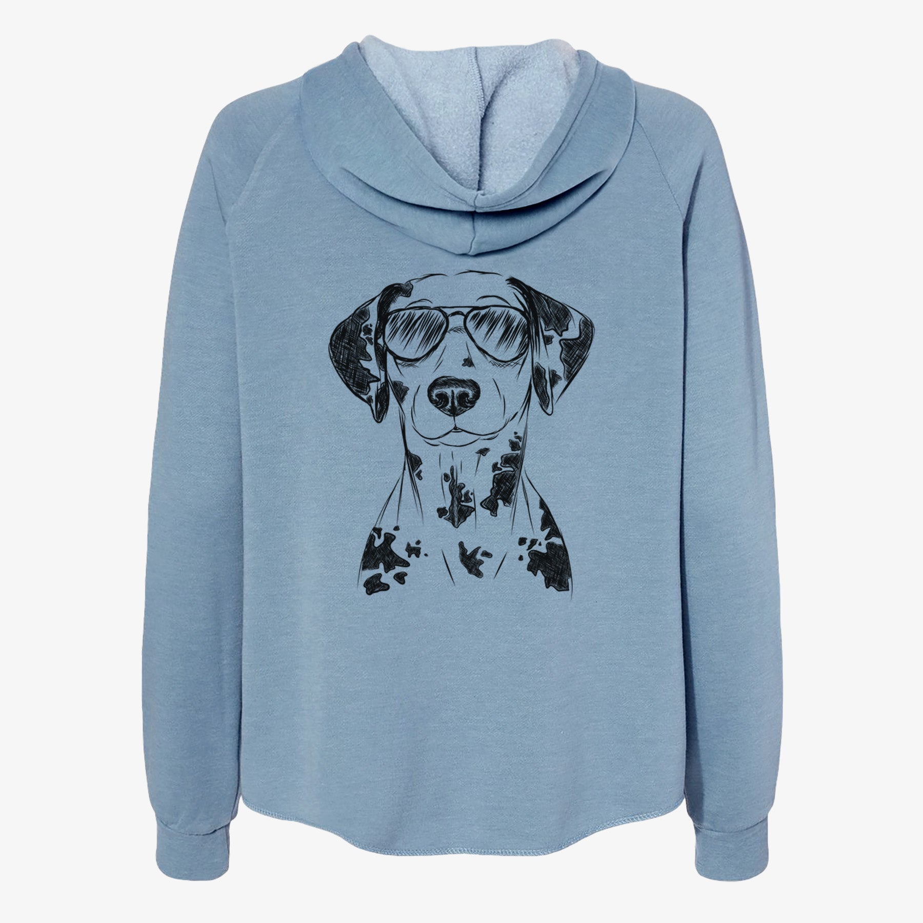 Spot the Dalmatian - Women's Cali Wave Zip-Up Sweatshirt