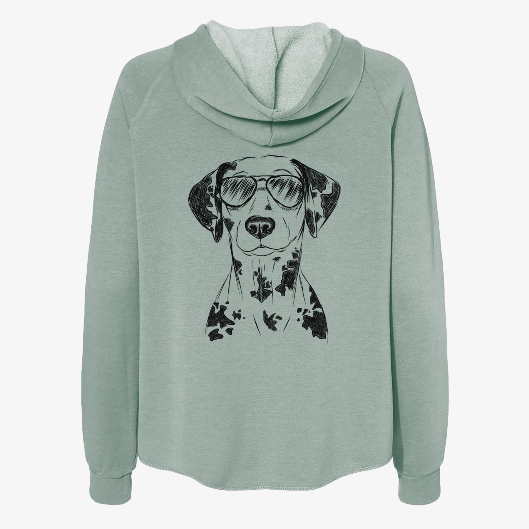 Spot the Dalmatian - Women's Cali Wave Zip-Up Sweatshirt