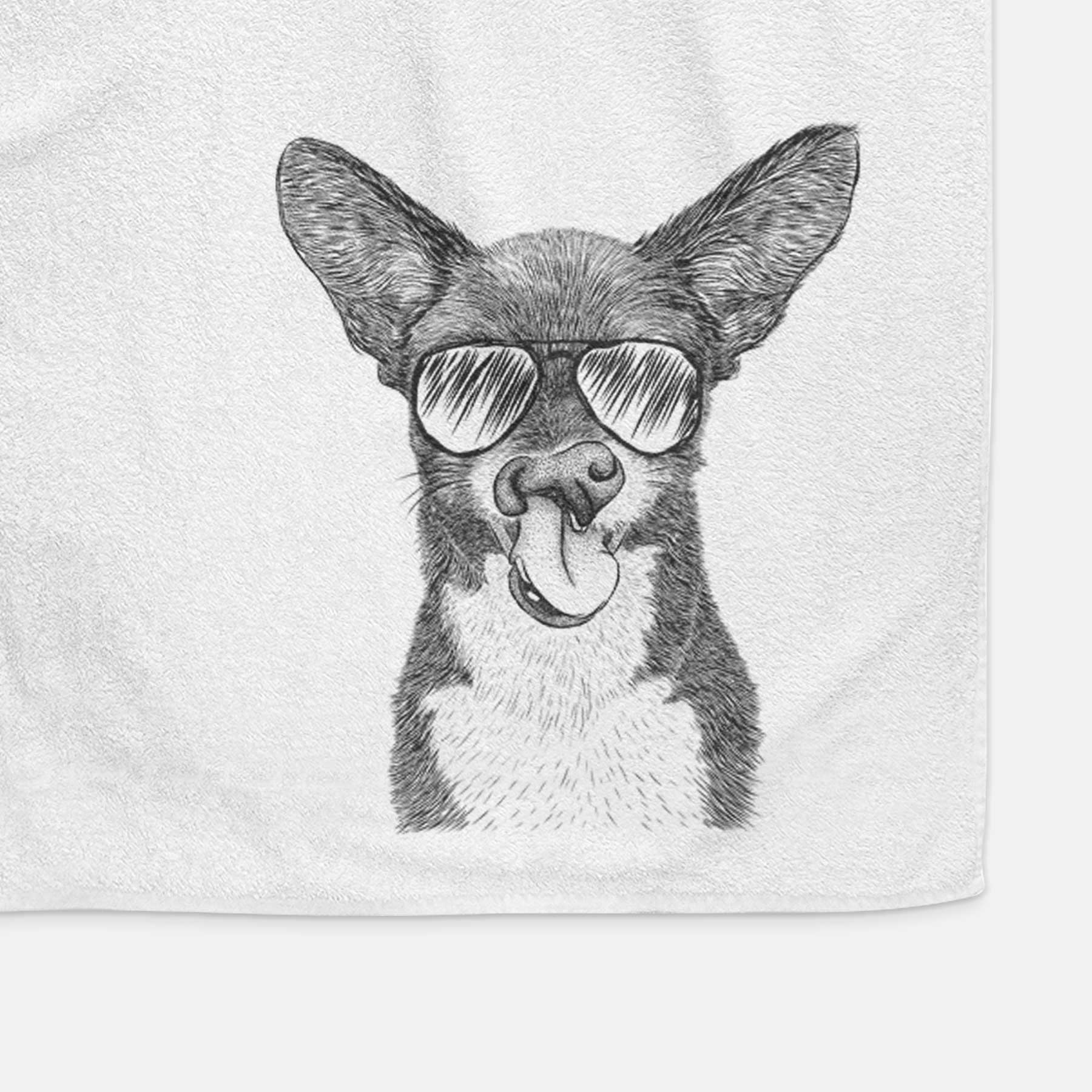 Sprout the Chihuahua Mix Decorative Hand Towel