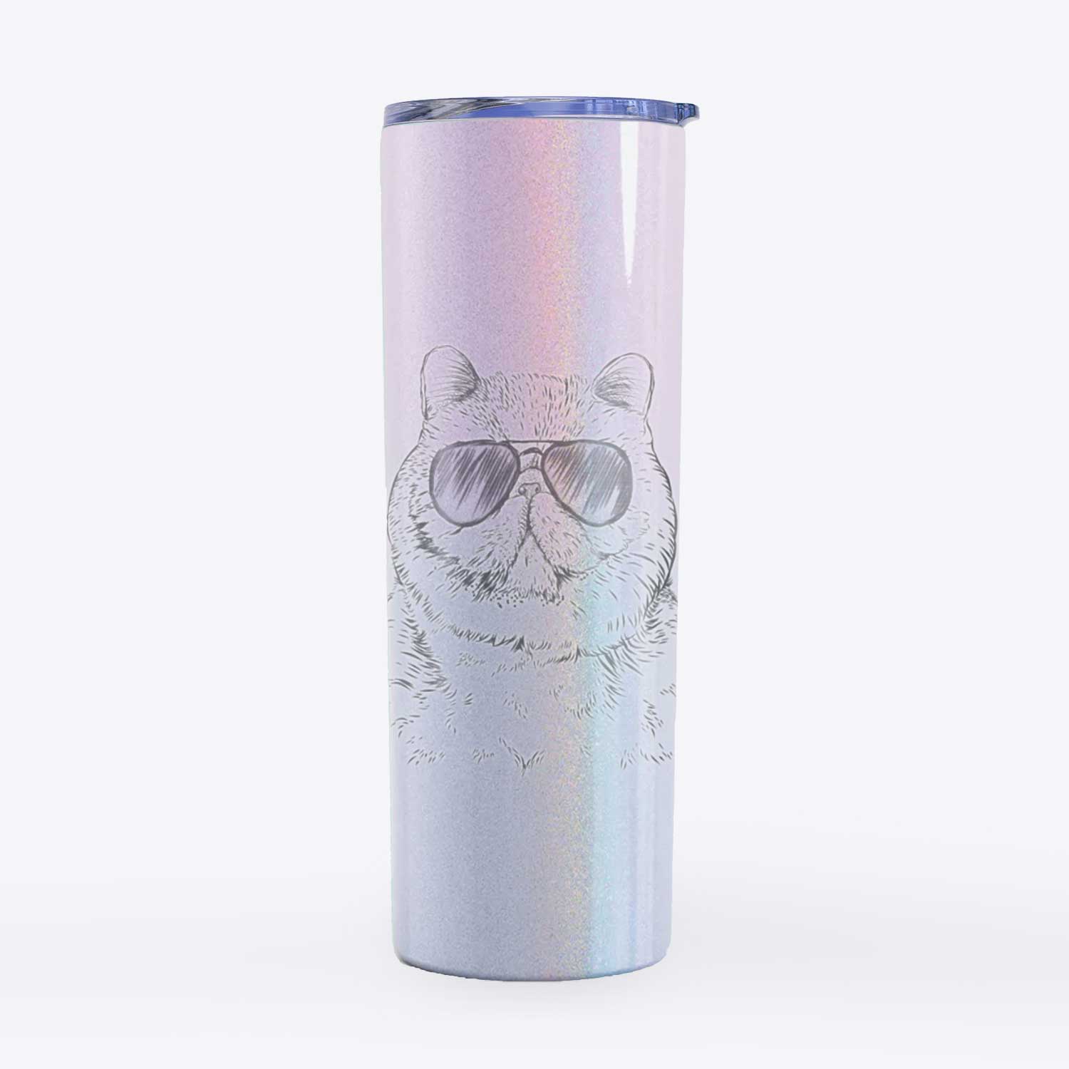 Squish the Exotic Shorthair Cat - 20oz Skinny Tumbler