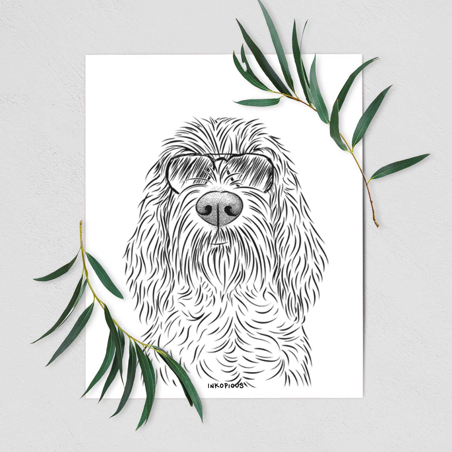 Stefano the Spinone Italiano Art Print