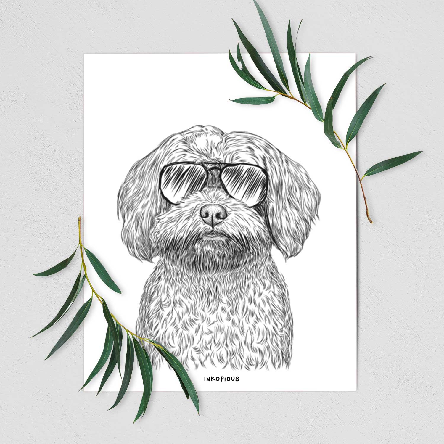 Stella the Shih Tzu Mix Art Print