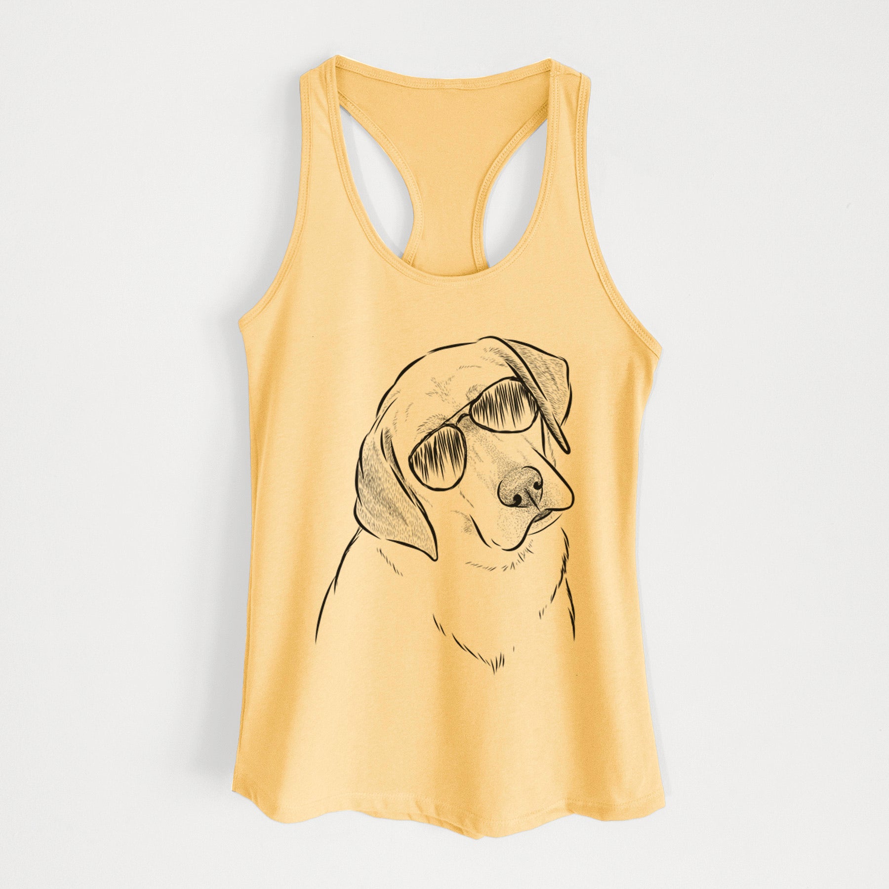 Stella the Yellow Lab - Women's Racerback Tanktop