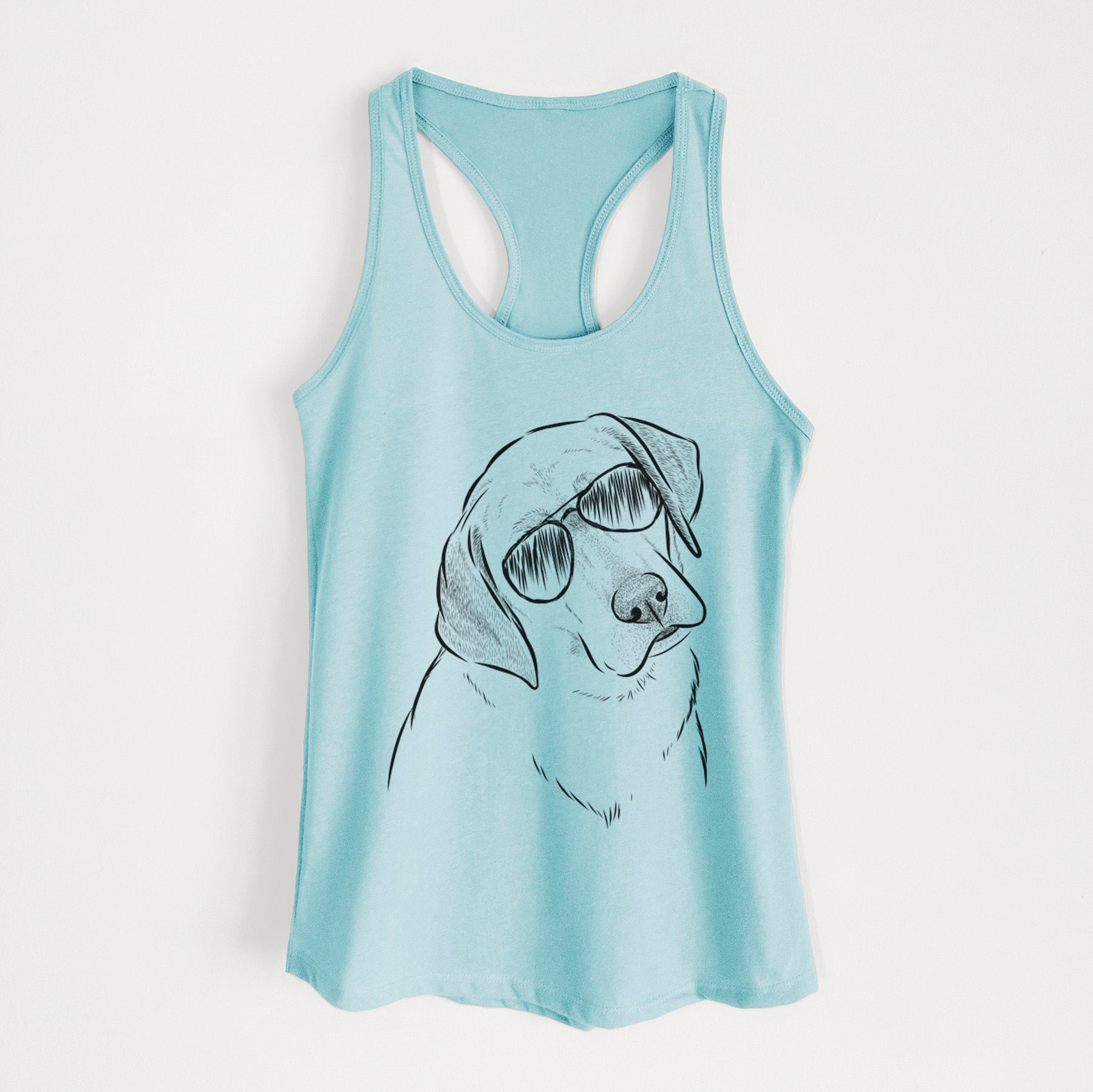 Stella the Yellow Lab - Women's Racerback Tanktop