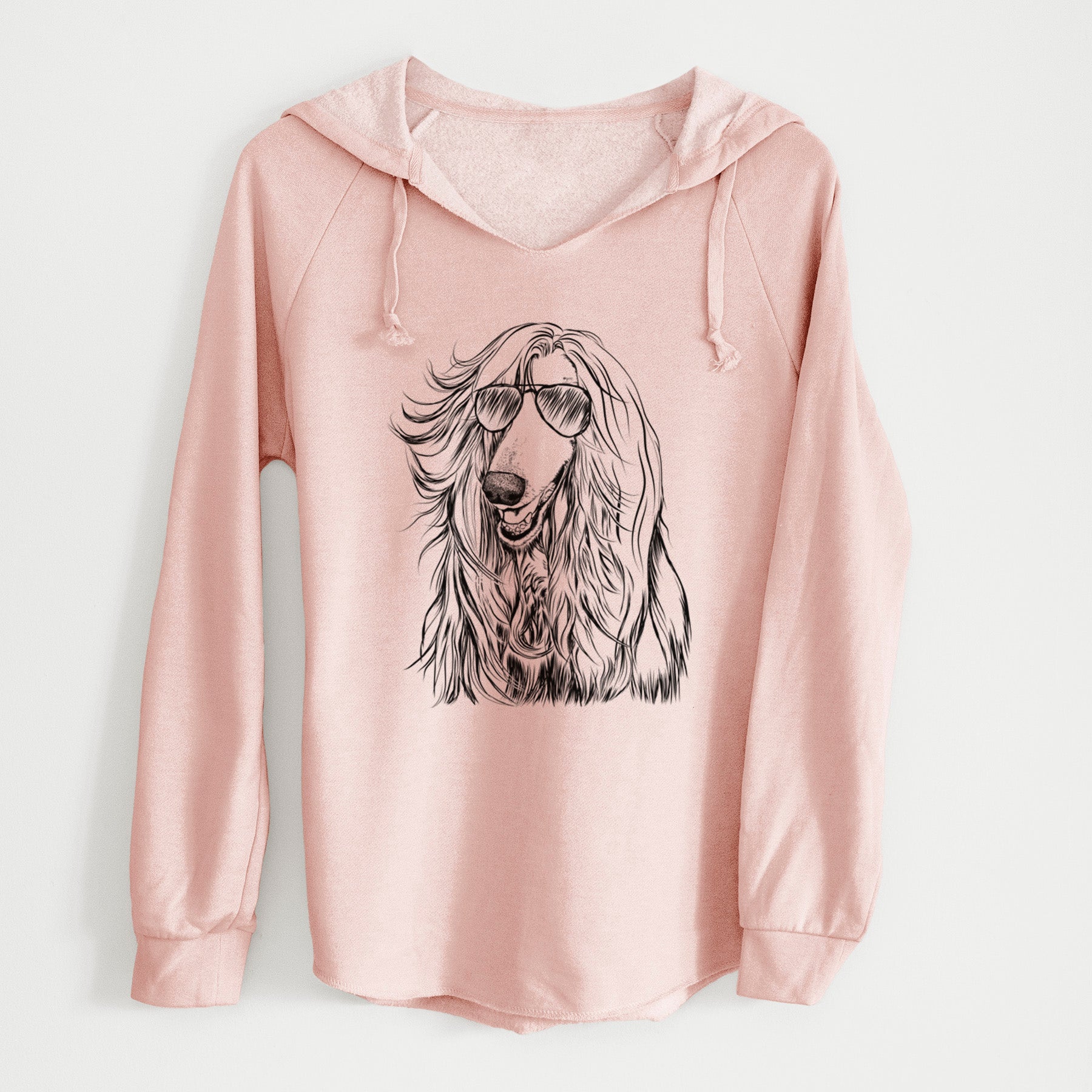 Aviator Sterling the Afghan Hound - Cali Wave Hooded Sweatshirt