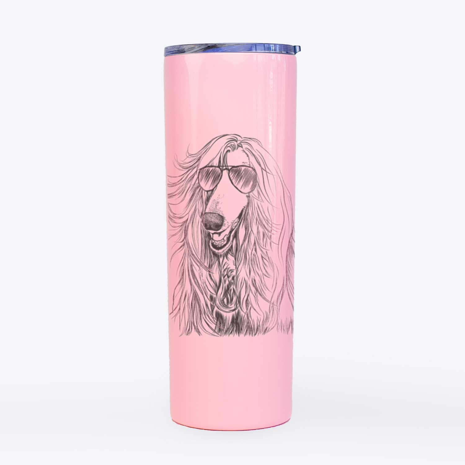 Sterling the Afghan Hound - 20oz Skinny Tumbler