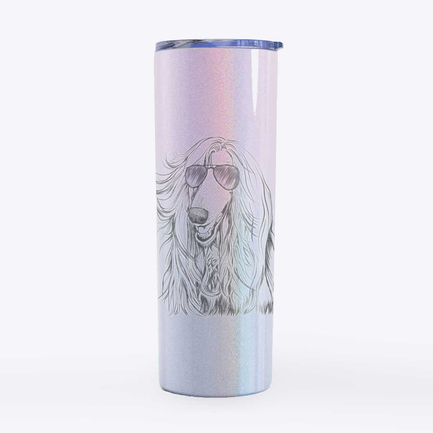 Sterling the Afghan Hound - 20oz Skinny Tumbler