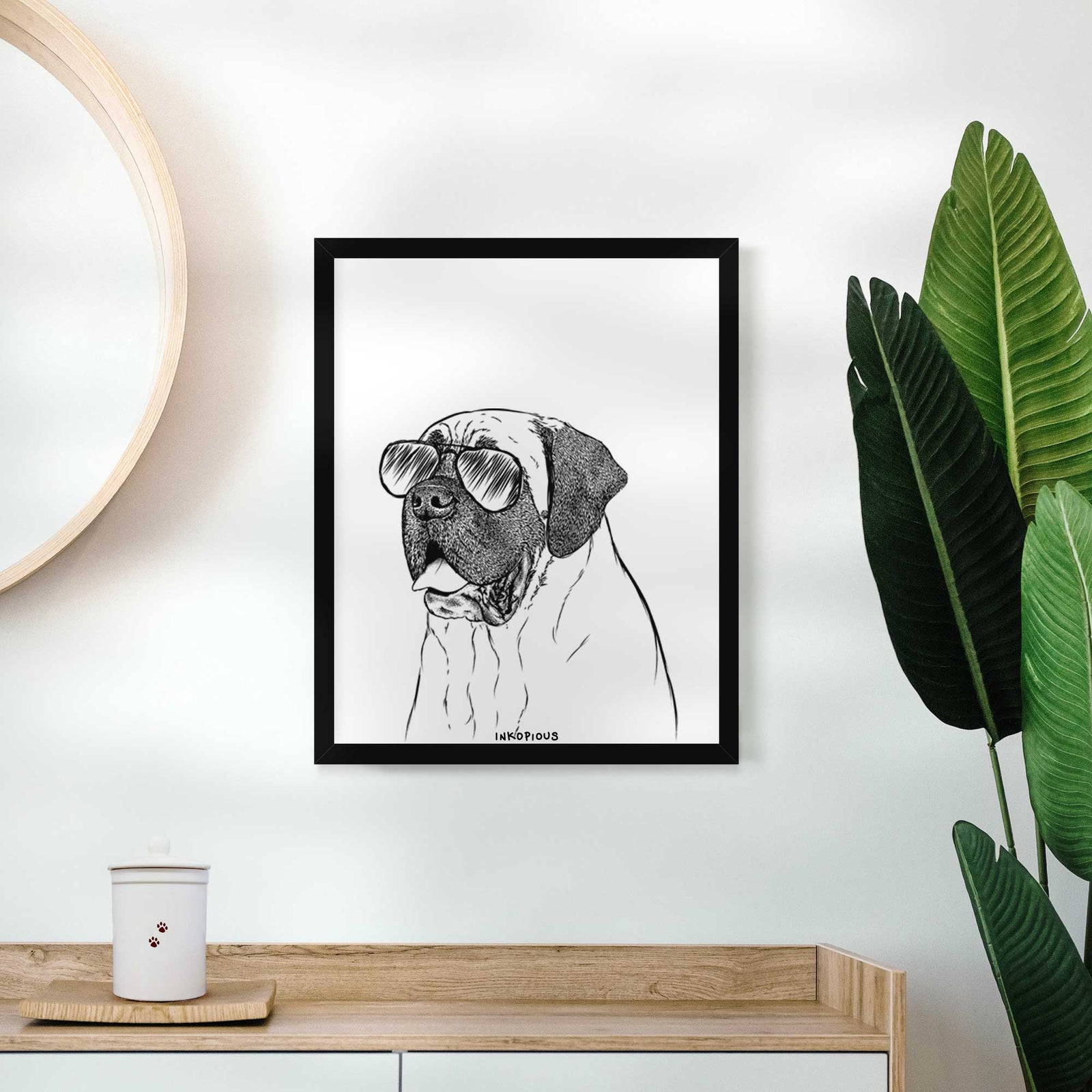Sterling the English Mastiff Art Print