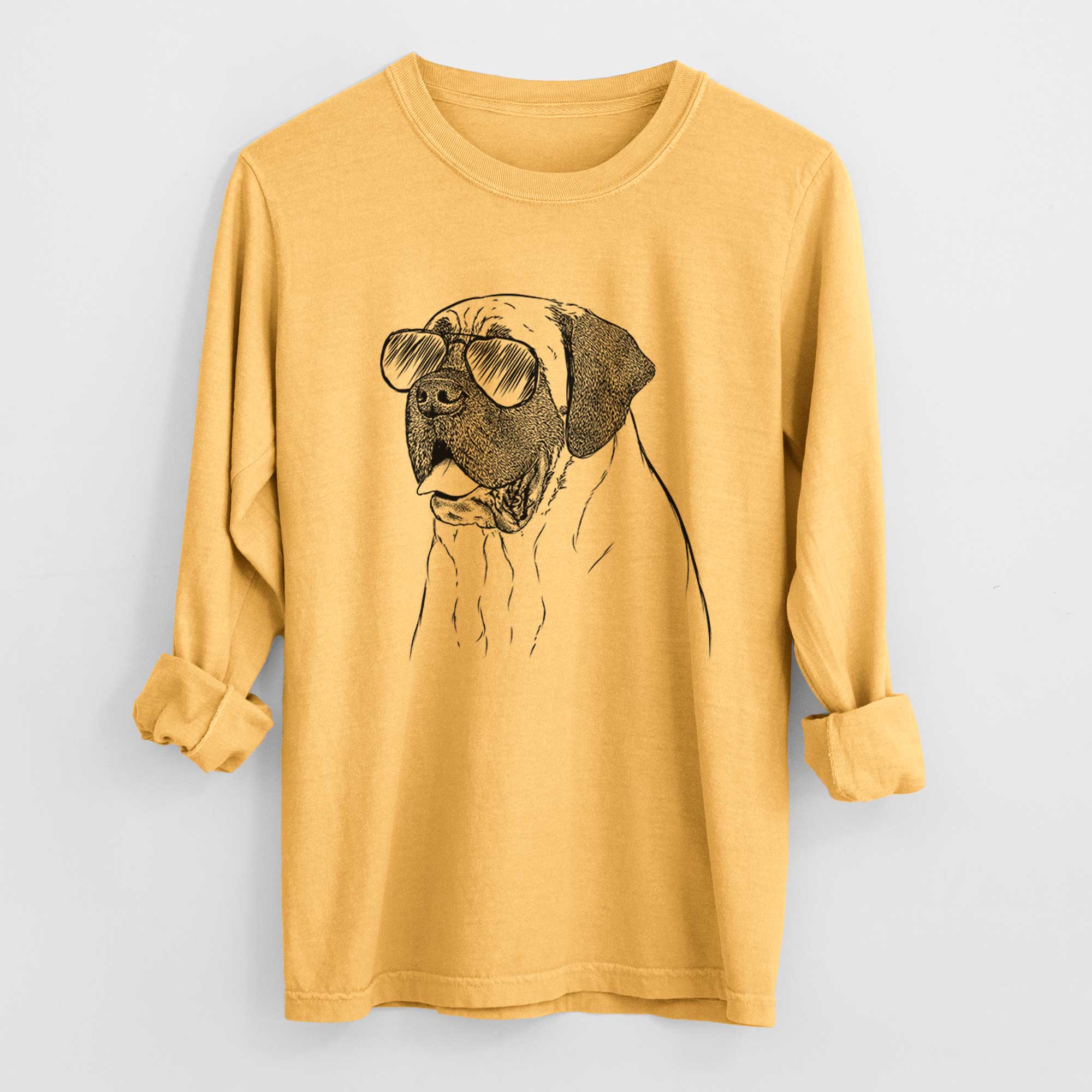 Aviators Sterling the English Mastiff - Heavyweight 100% Cotton Long Sleeve