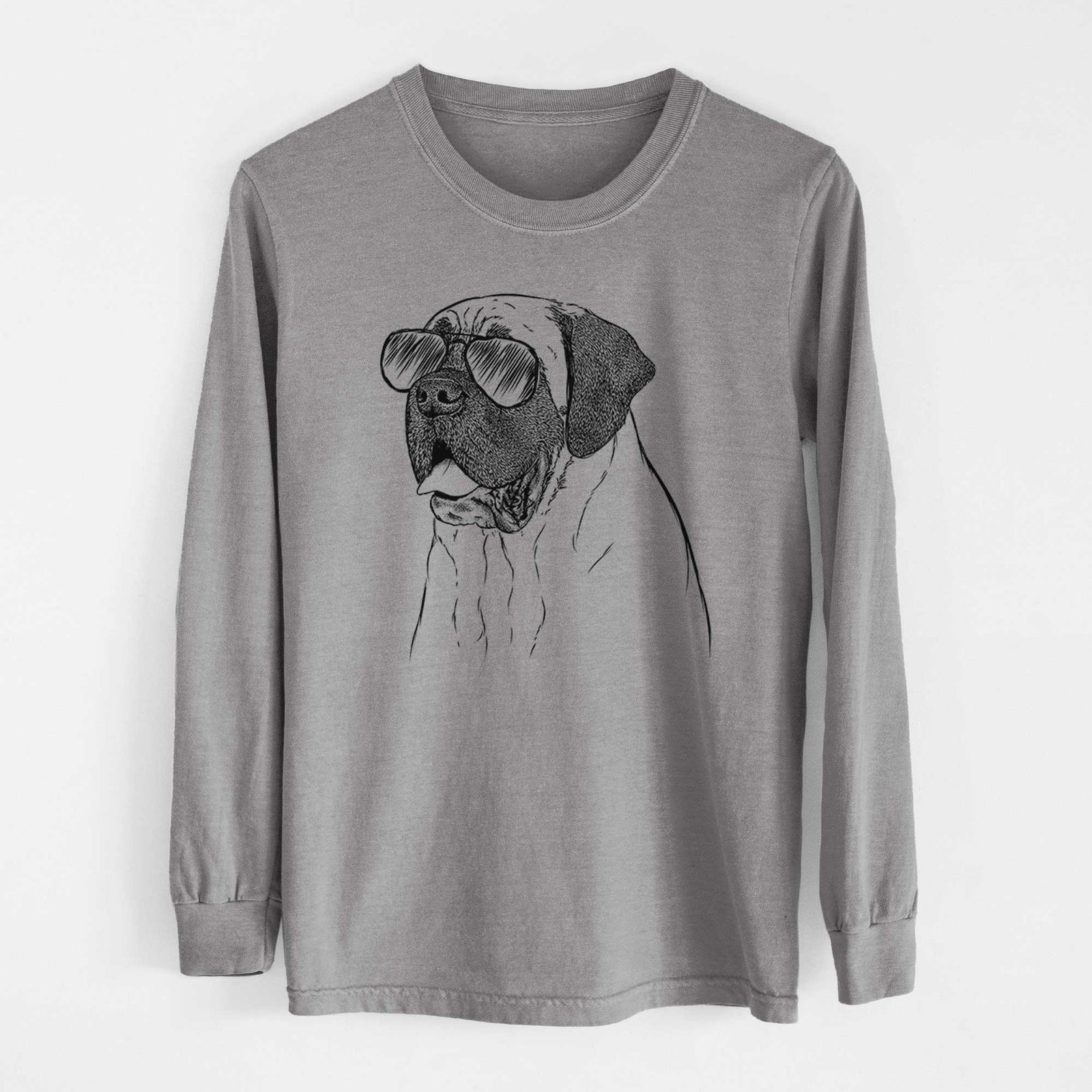 Aviators Sterling the English Mastiff - Heavyweight 100% Cotton Long Sleeve