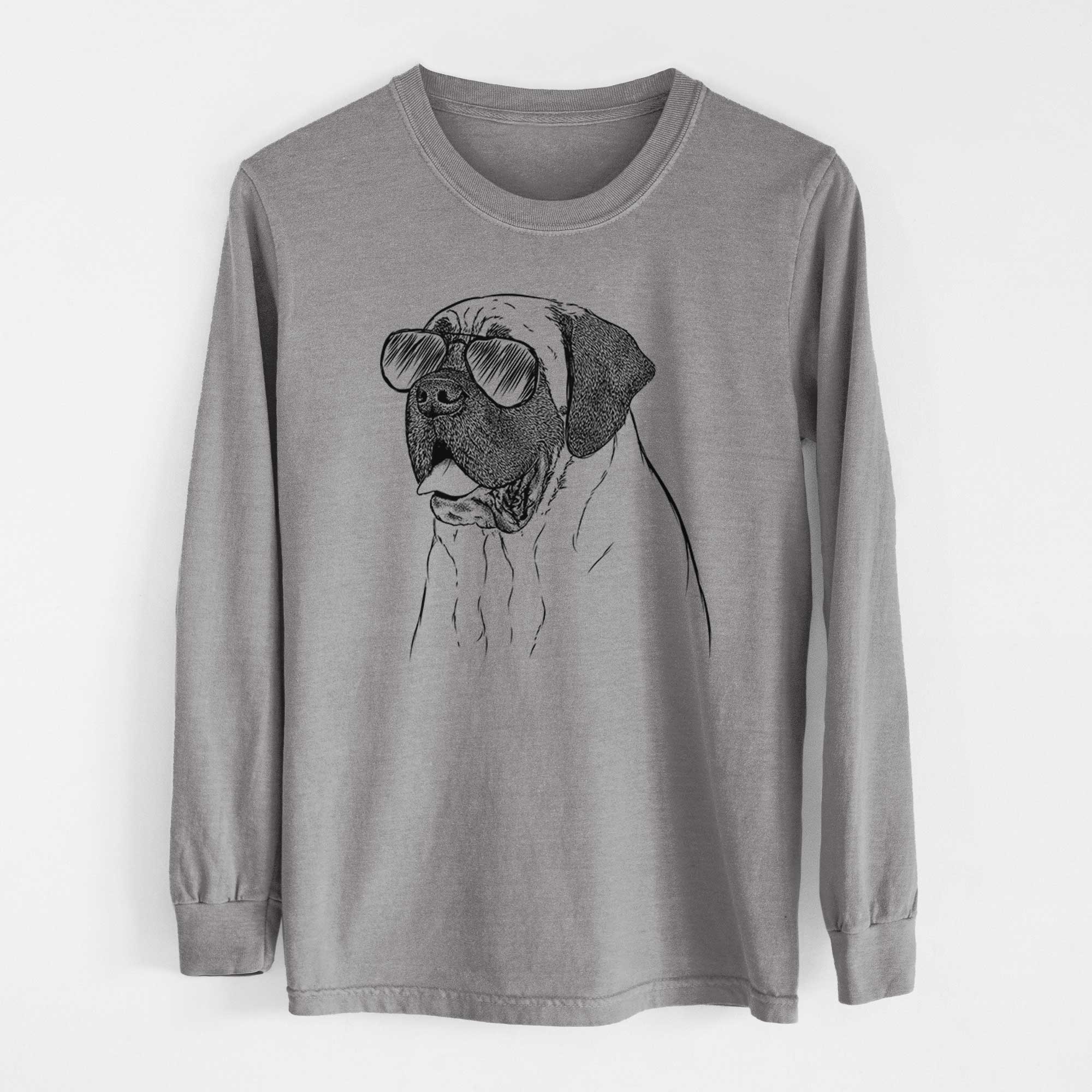 Aviators Sterling the English Mastiff - Heavyweight 100% Cotton Long Sleeve