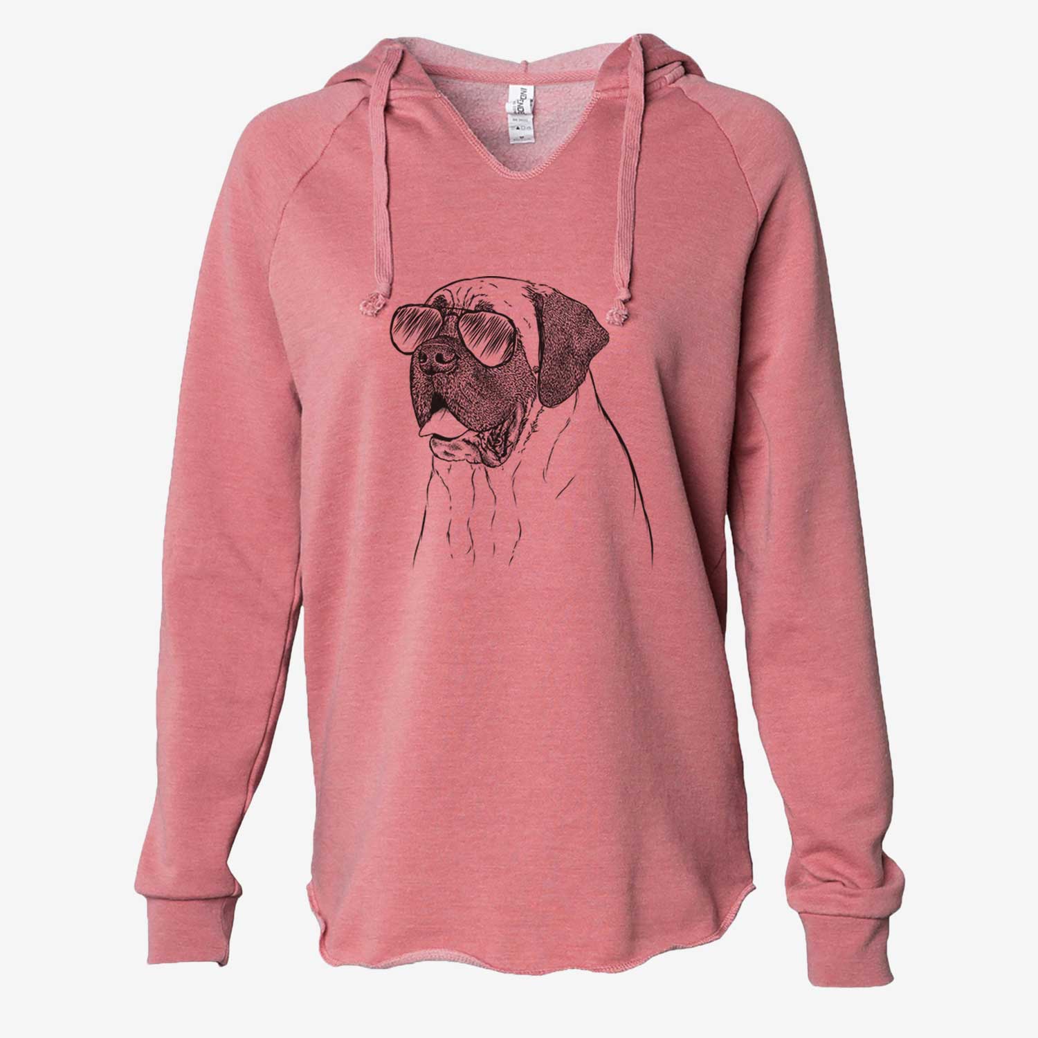 Sterling the English Mastiff - Cali Wave Hooded Sweatshirt