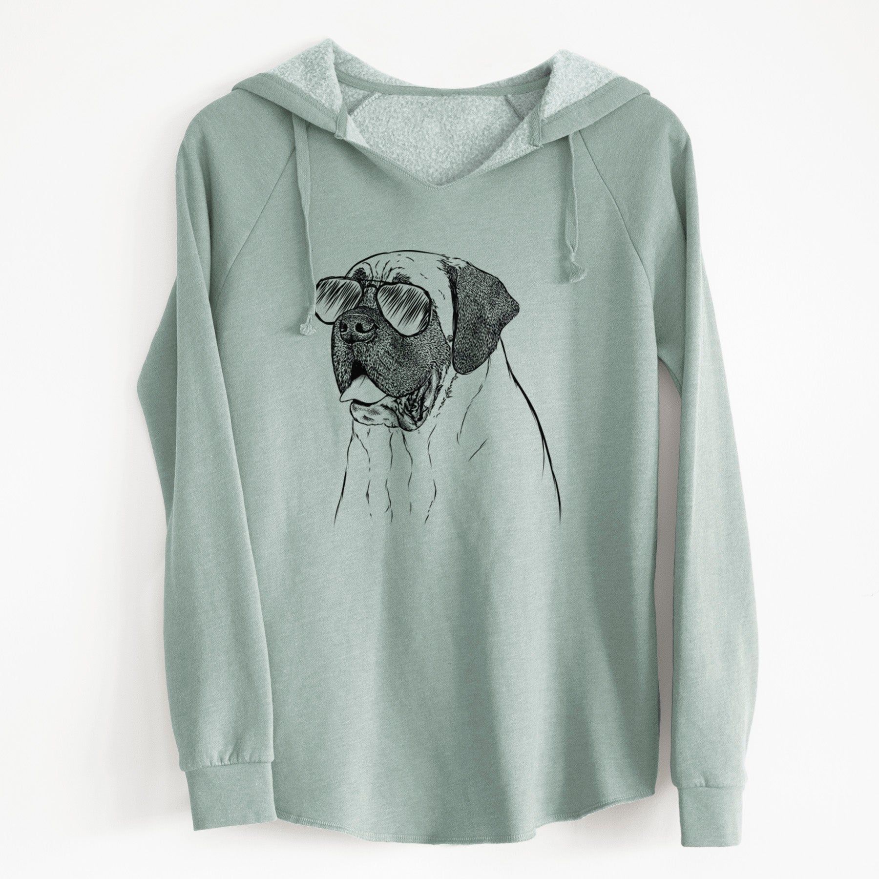 Aviator Sterling the English Mastiff - Cali Wave Hooded Sweatshirt