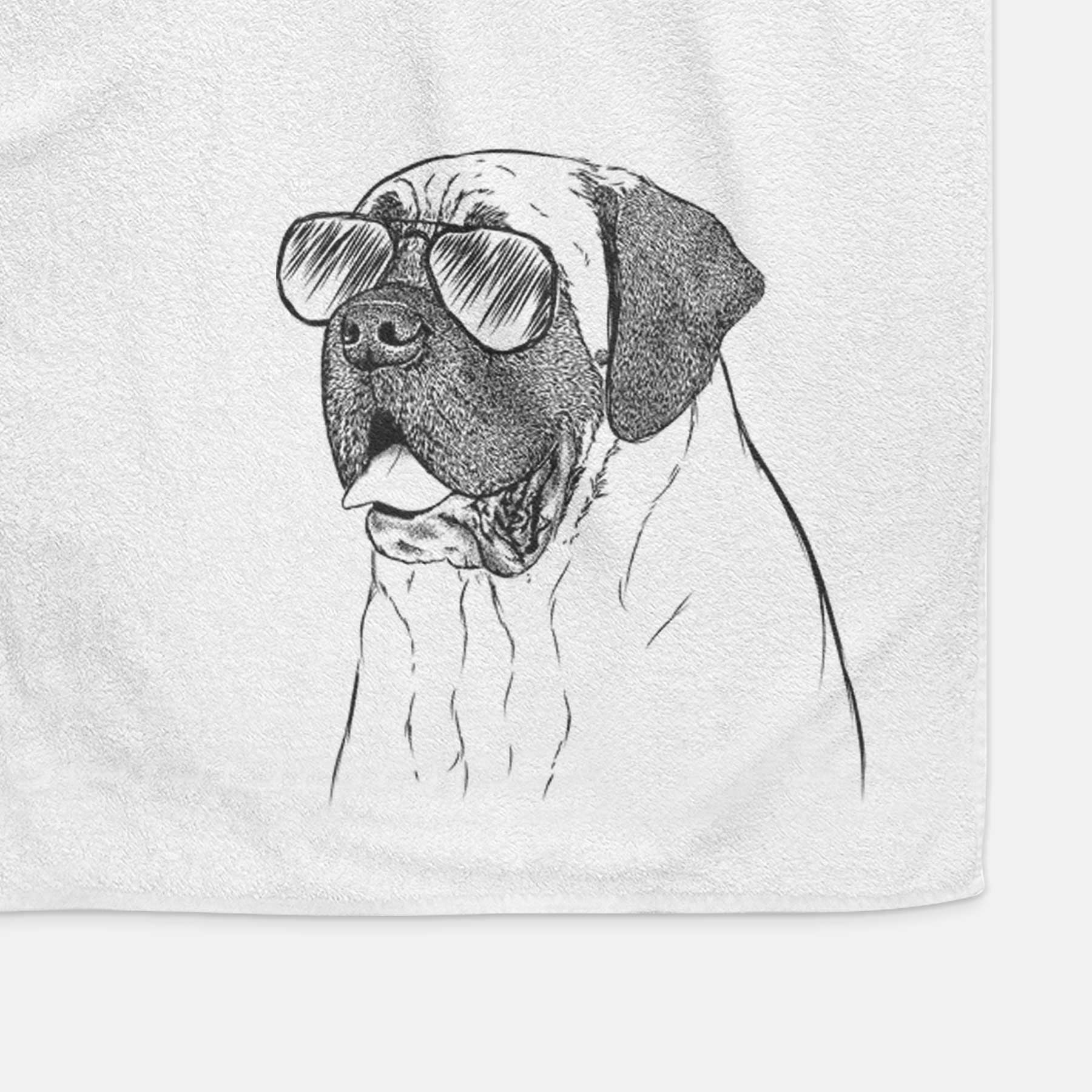 Sterling the English Mastiff Decorative Hand Towel