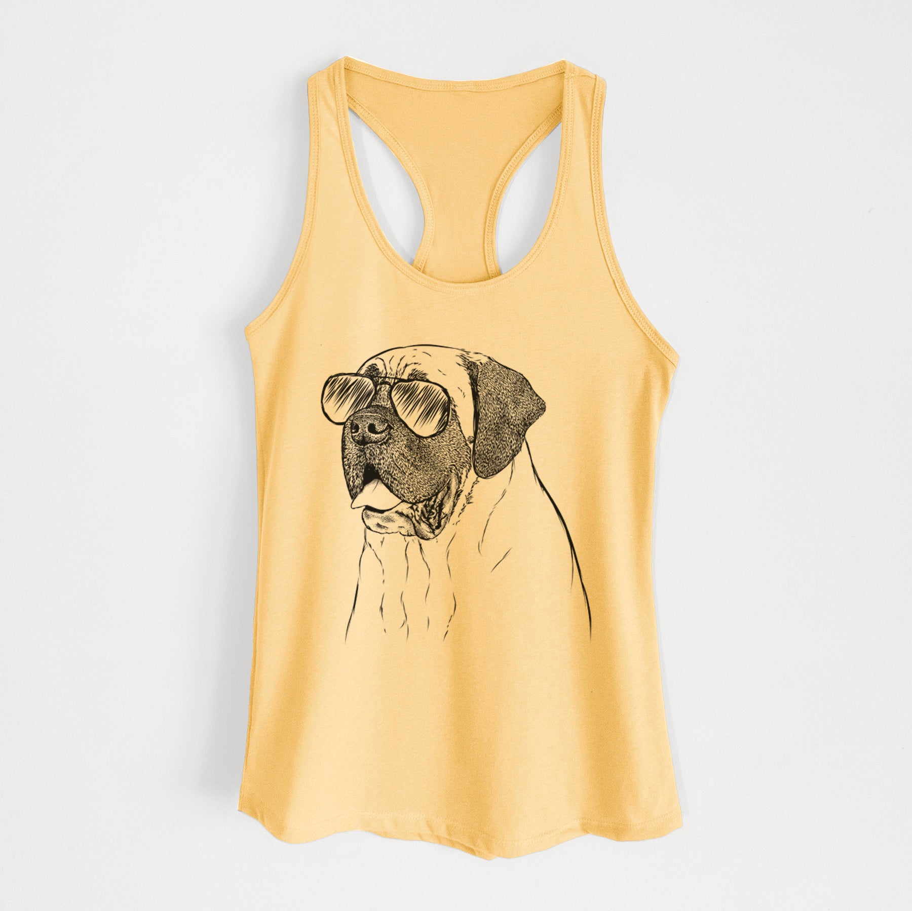 Sterling the English Mastiff - Women's Racerback Tanktop