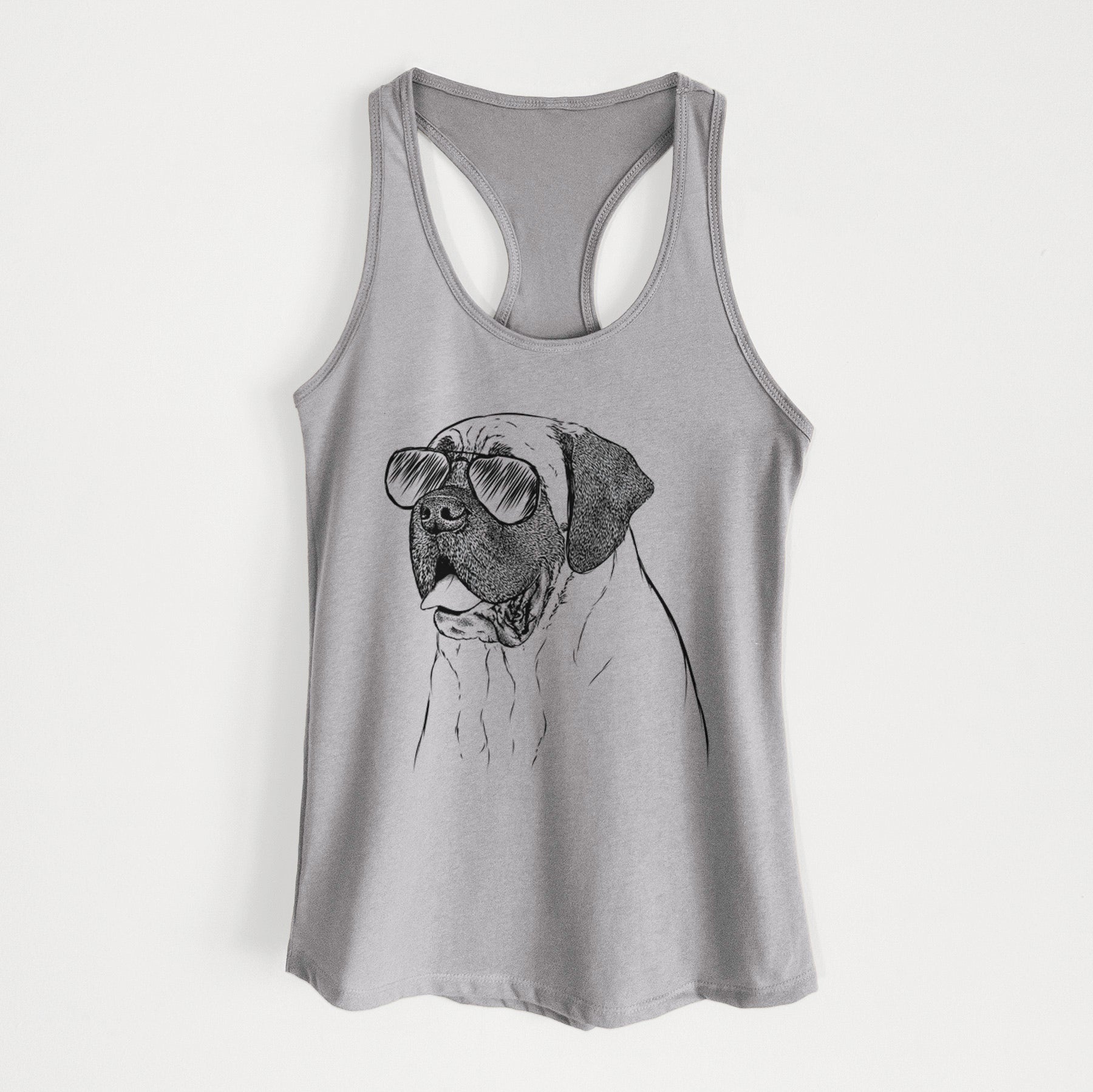 Sterling the English Mastiff - Women's Racerback Tanktop