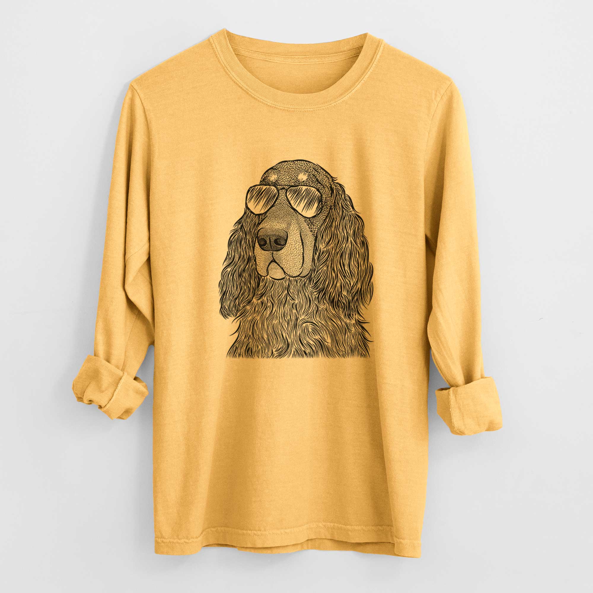 Aviators Stormy the Gordon Setter - Heavyweight 100% Cotton Long Sleeve