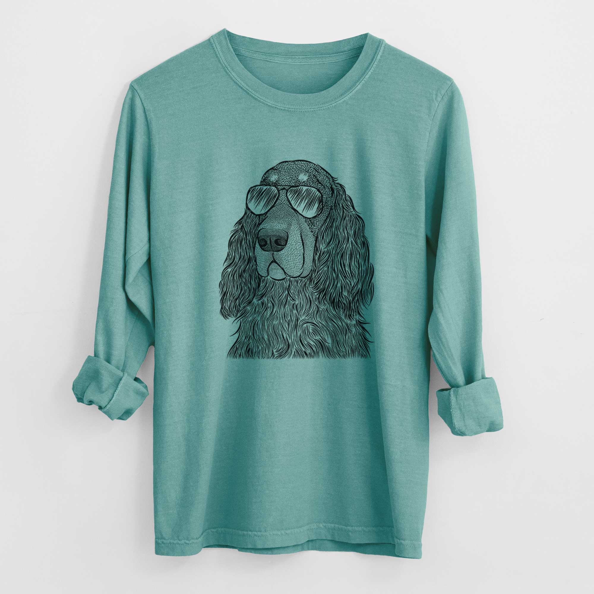 Aviators Stormy the Gordon Setter - Heavyweight 100% Cotton Long Sleeve