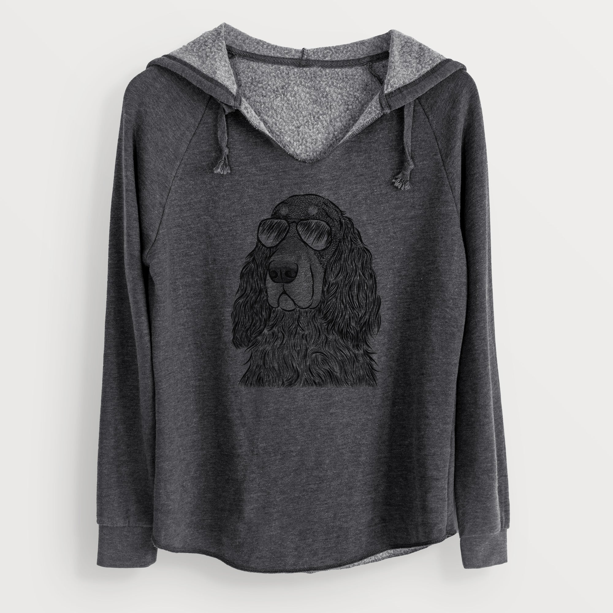 Aviator Stormy the Gordon Setter - Cali Wave Hooded Sweatshirt