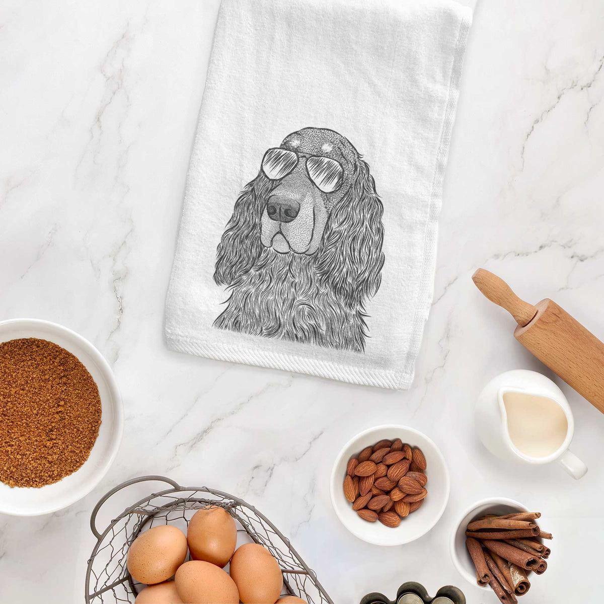 Stormy the Gordon Setter Decorative Hand Towel
