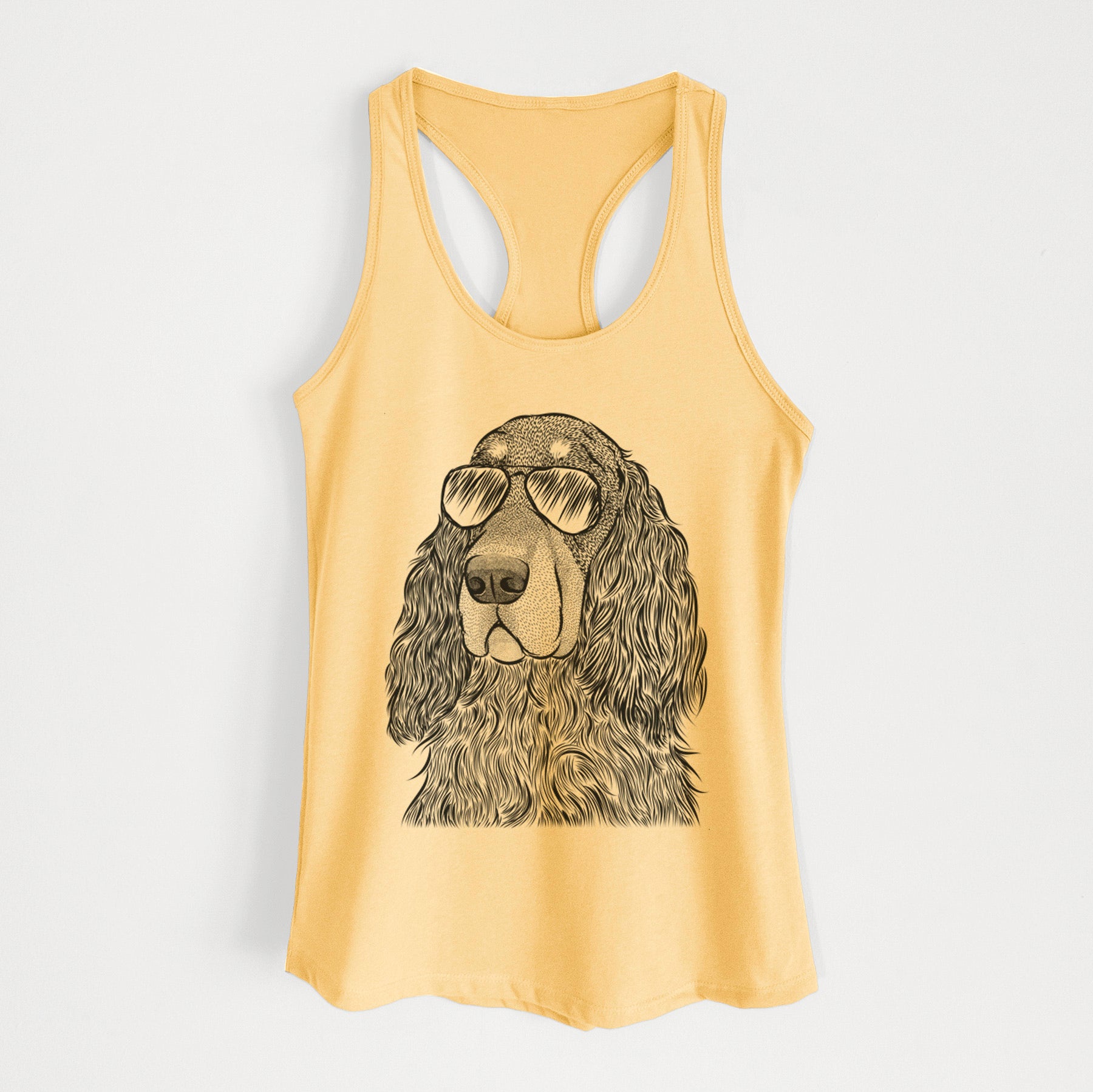 Stormy the Gordon Setter - Women's Racerback Tanktop