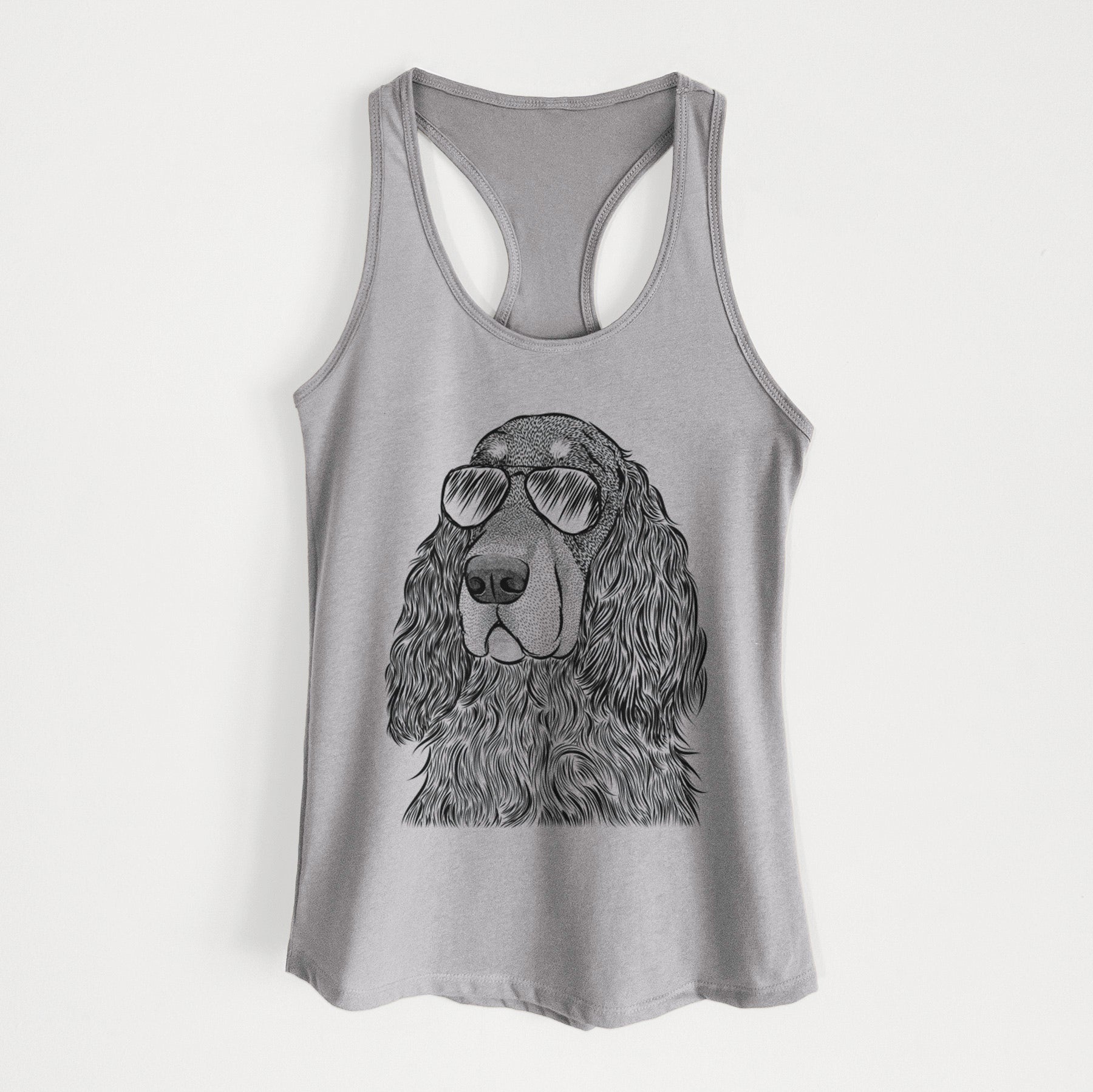 Stormy the Gordon Setter - Women's Racerback Tanktop