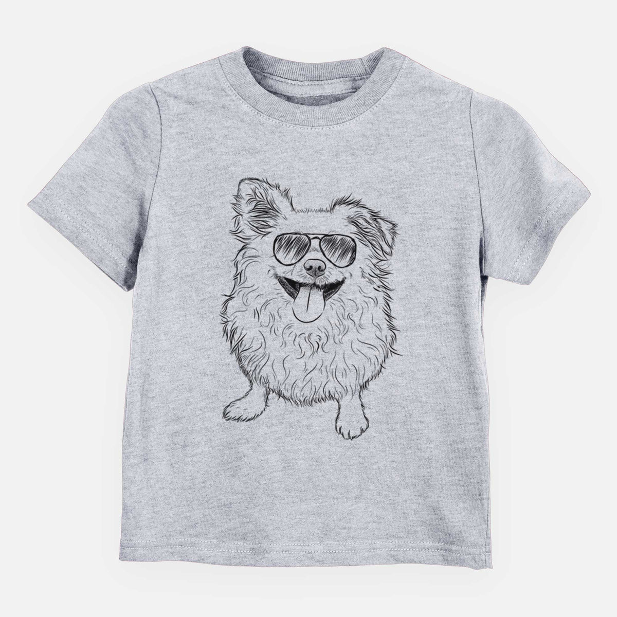 Aviator Stuart the Longhaired Chihuahua - Kids/Youth/Toddler Shirt