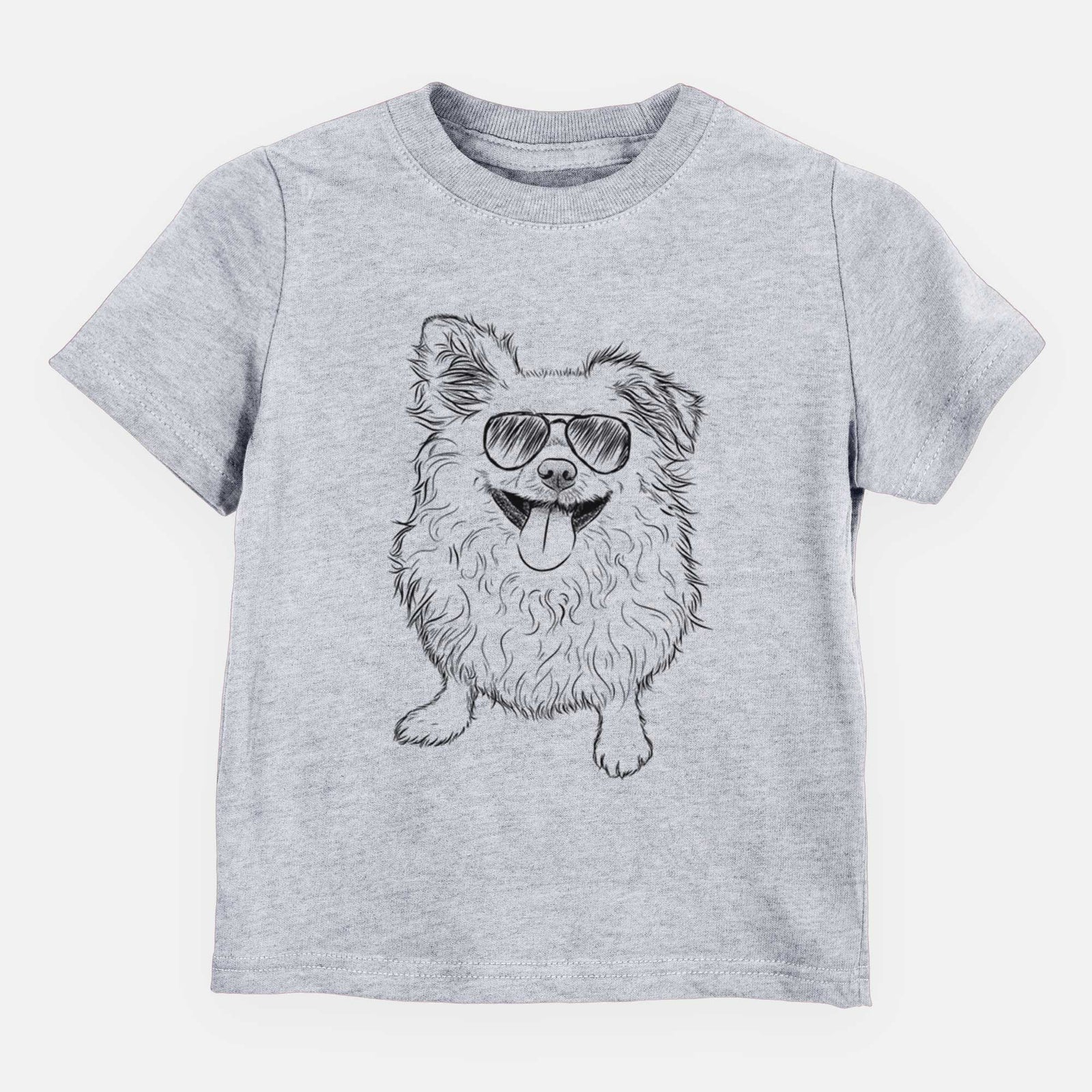 Aviator Stuart the Longhaired Chihuahua - Kids/Youth/Toddler Shirt