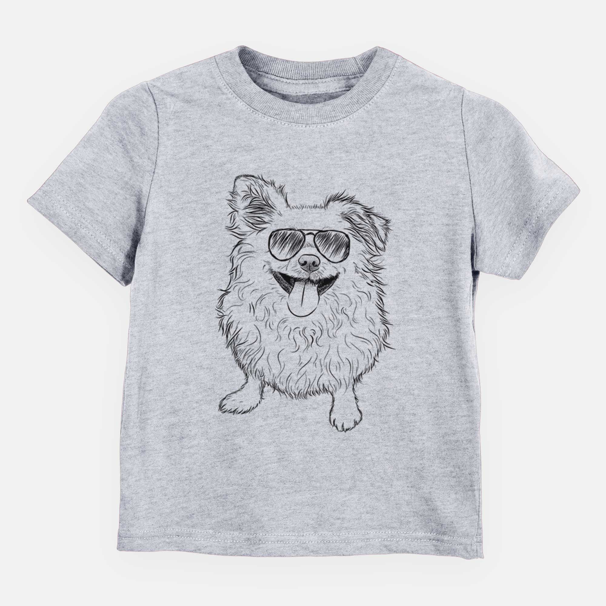 Aviator Stuart the Longhaired Chihuahua - Kids/Youth/Toddler Shirt