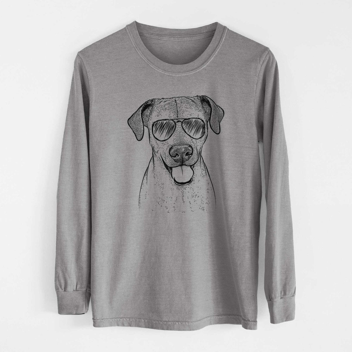 Aviators Sugar the American Staffordshire Mix - Heavyweight 100% Cotton Long Sleeve