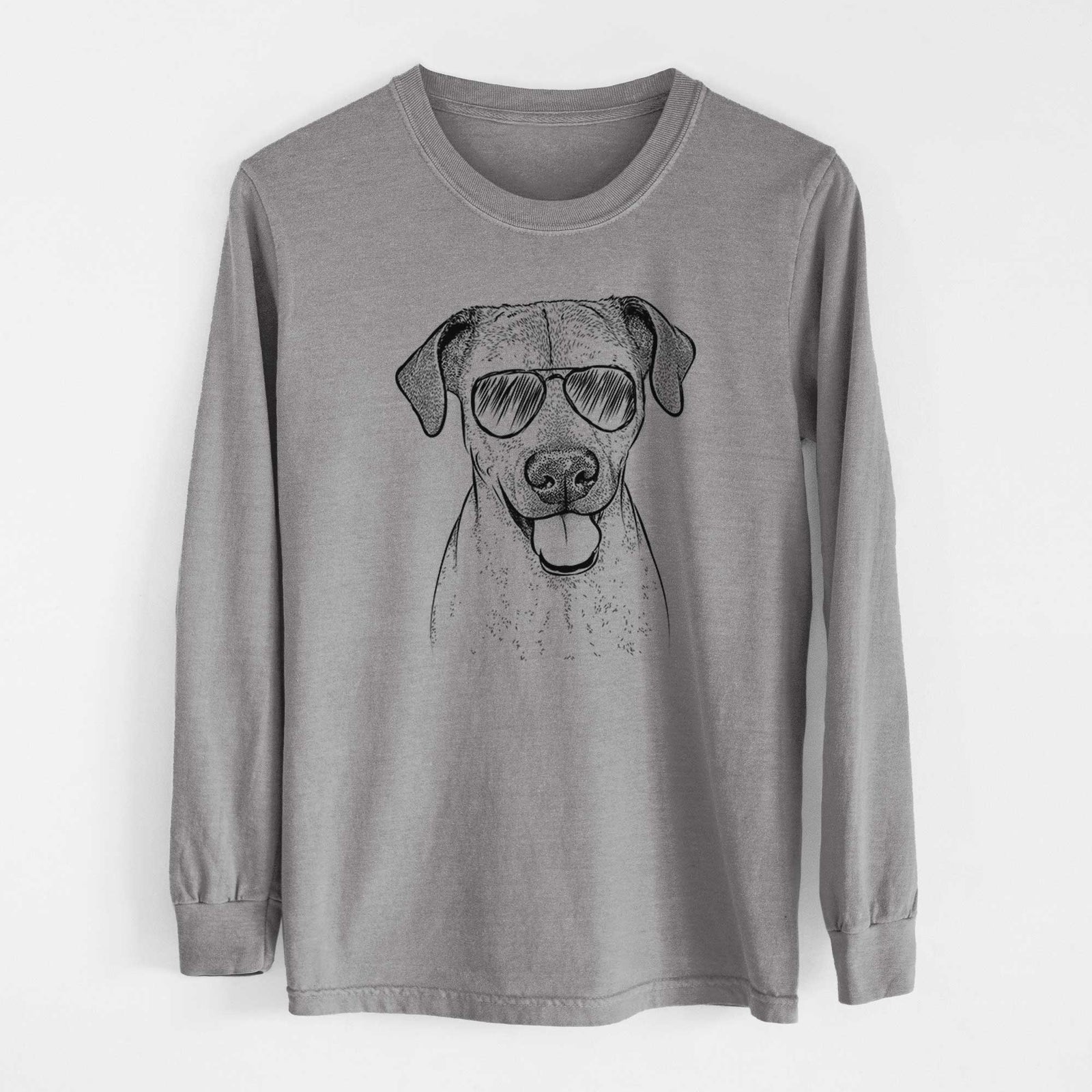 Aviators Sugar the American Staffordshire Mix - Heavyweight 100% Cotton Long Sleeve