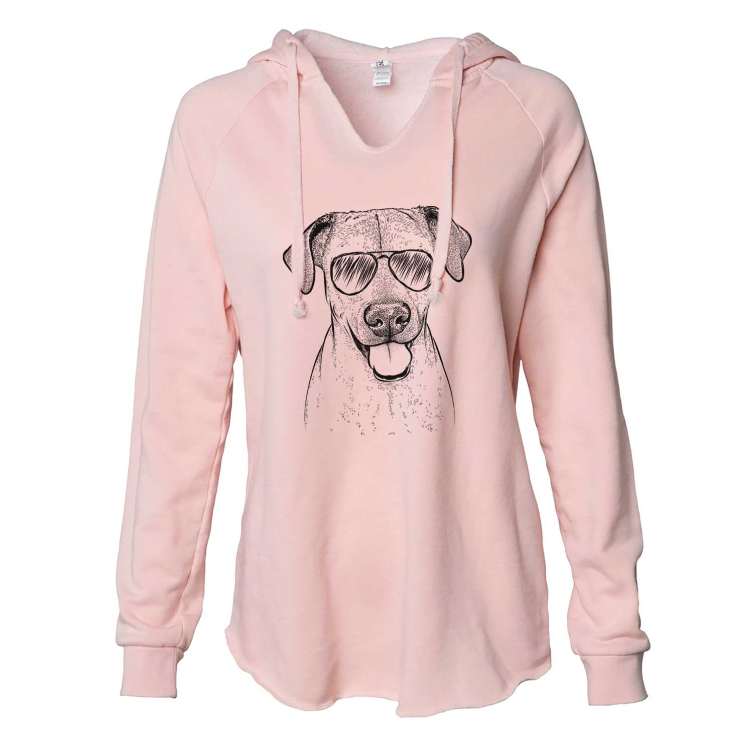 Sugar the American Staffordshire Mix - Cali Wave Hooded Sweatshirt