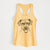 Sugar the American Staffordshire Mix - Women's Racerback Tanktop