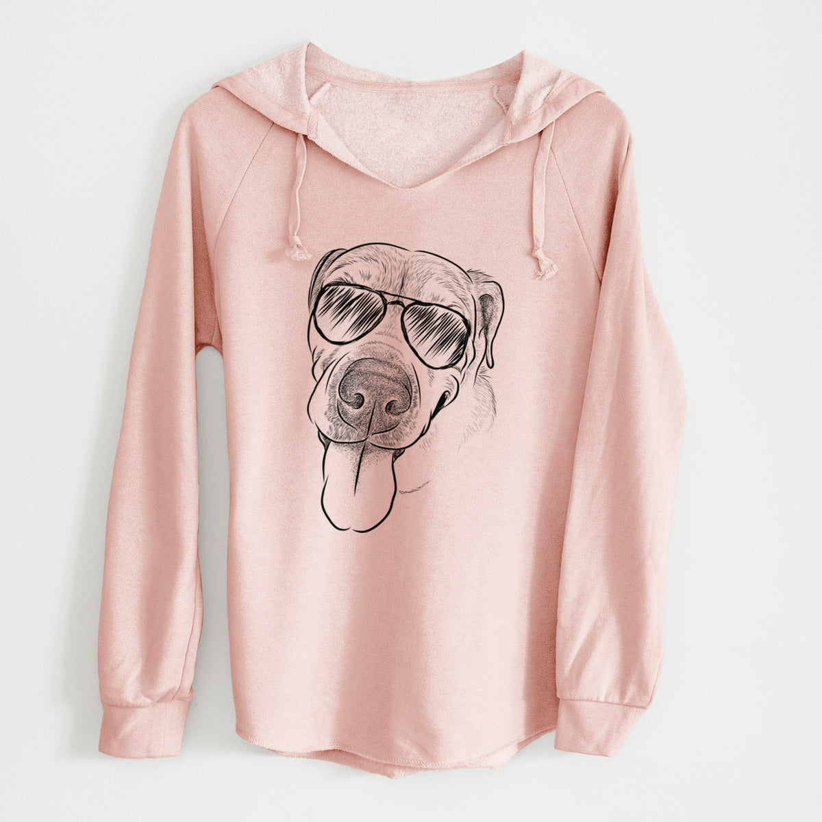 Aviator Sugar the Staffordshire Terrier Mix - Cali Wave Hooded Sweatshirt